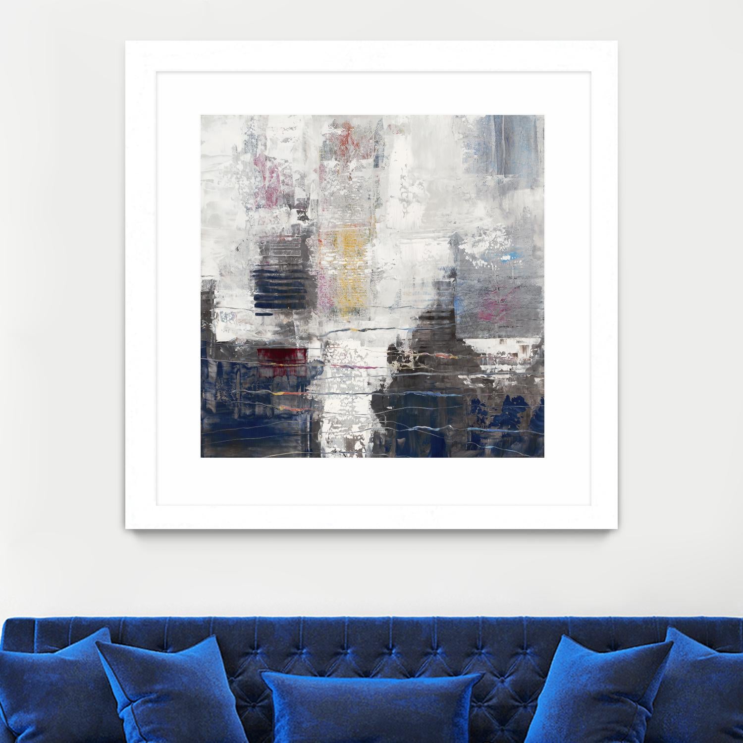 Approaching Shangri-La by John Burrows on GIANT ART - neutrals abstract