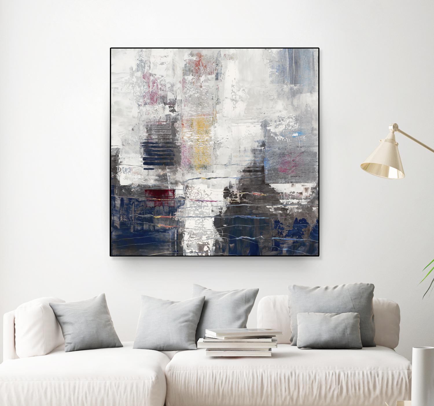 Approaching Shangri-La by John Burrows on GIANT ART - neutrals abstract