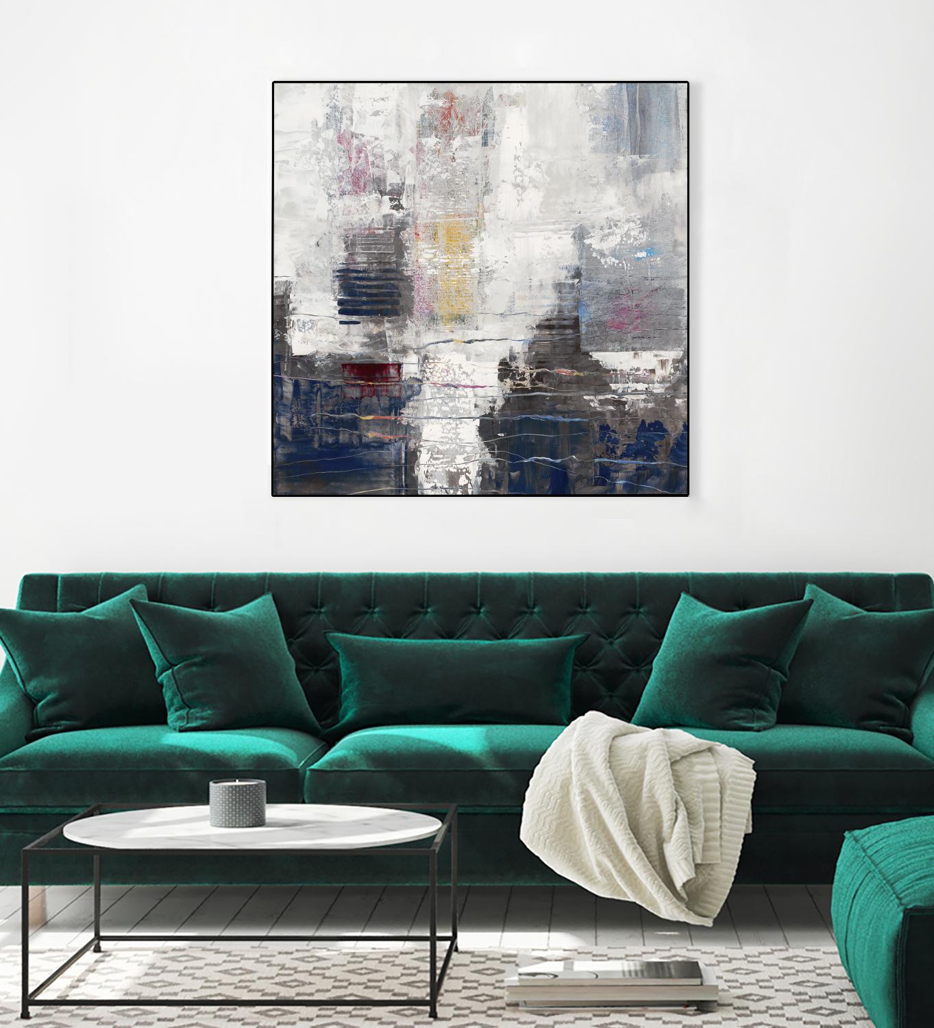 Approaching Shangri-La by John Burrows on GIANT ART - neutrals abstract