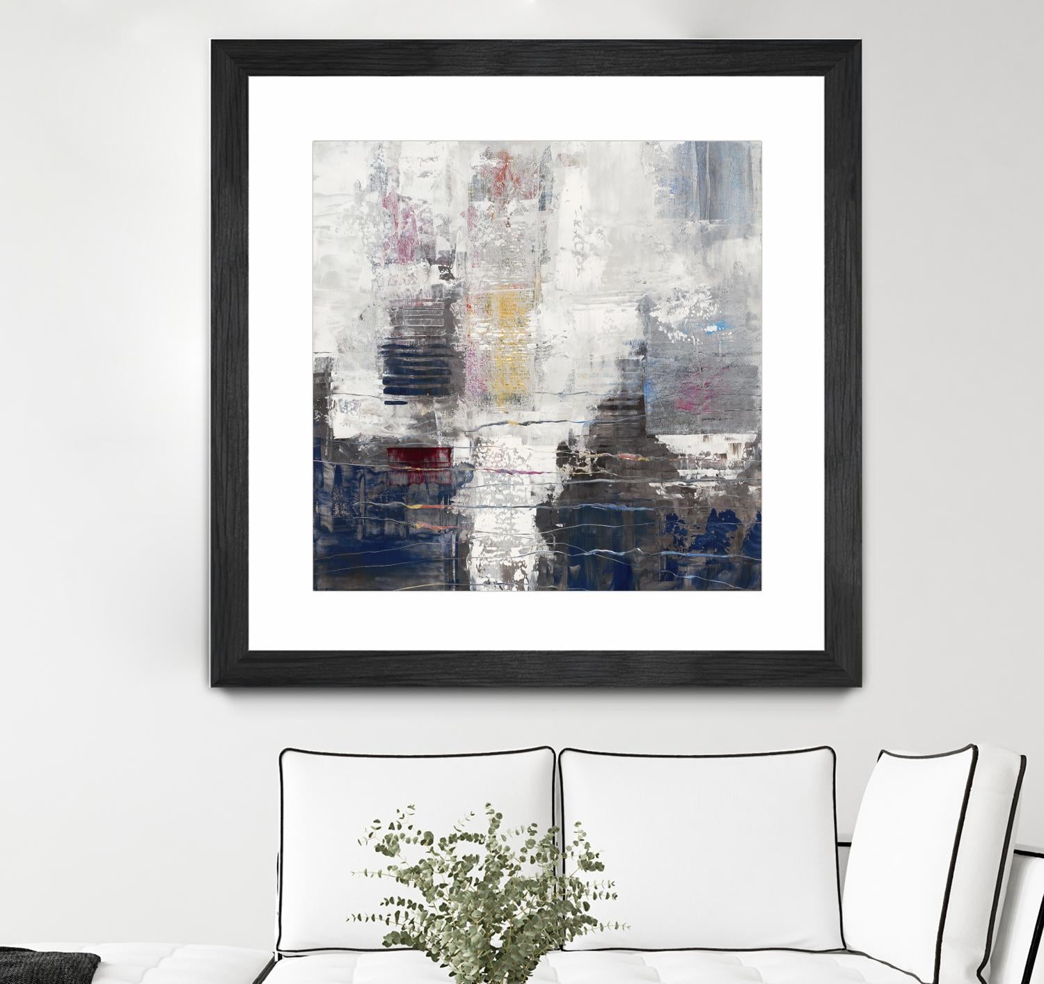 Approaching Shangri-La by John Burrows on GIANT ART - neutrals abstract