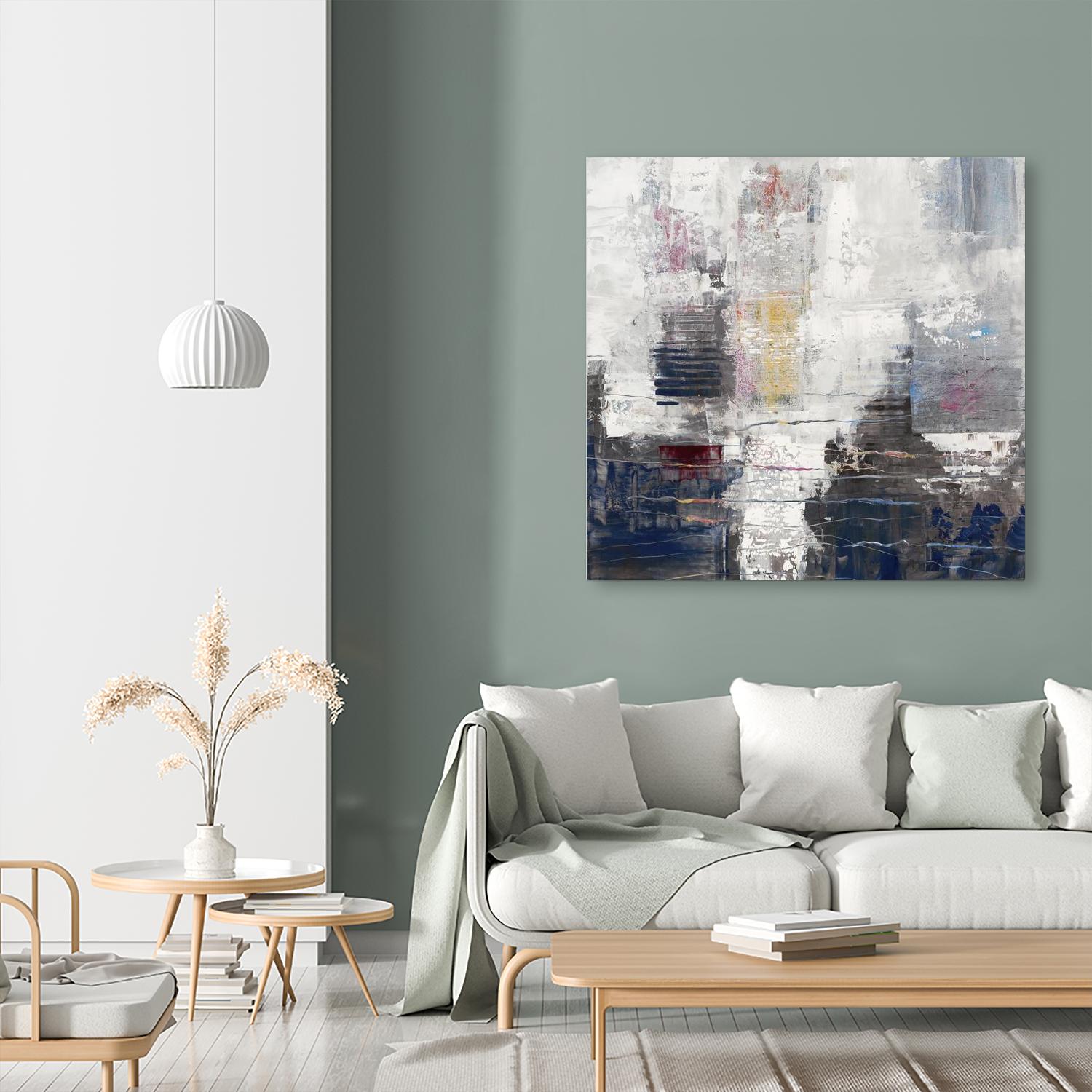 Approaching Shangri-La by John Burrows on GIANT ART - neutrals abstract