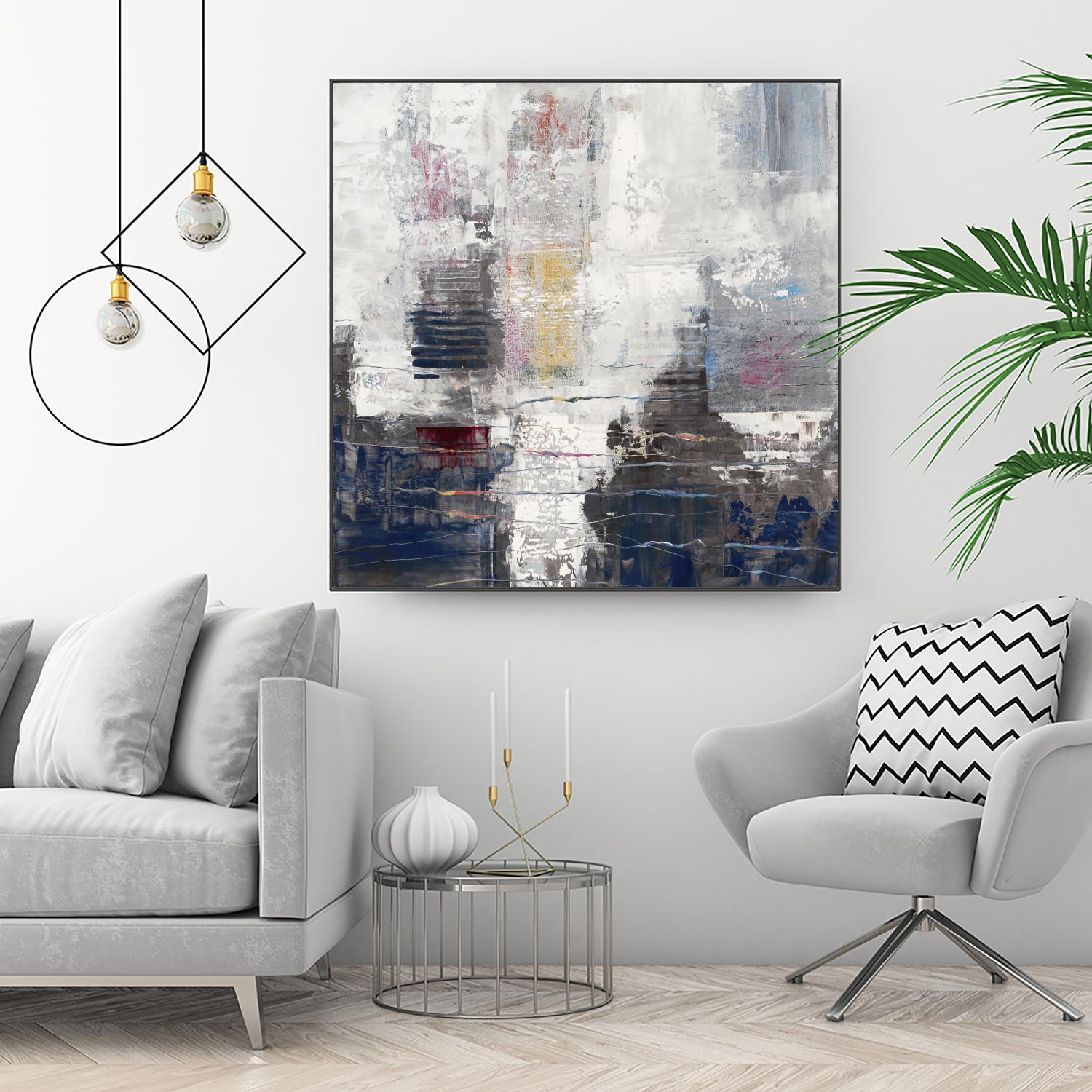 Approaching Shangri-La by John Burrows on GIANT ART - neutrals abstract