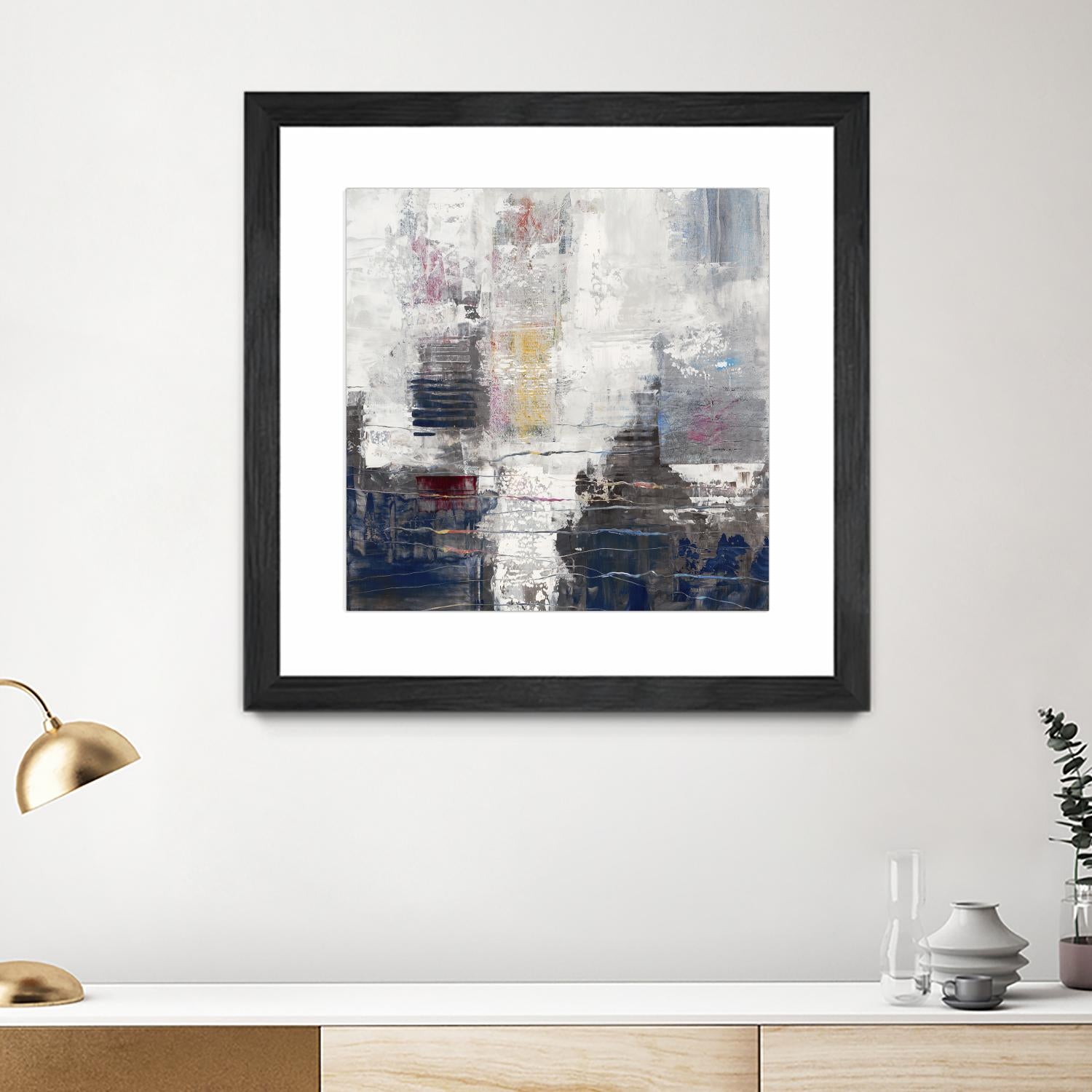 Approaching Shangri-La by John Burrows on GIANT ART - neutrals abstract