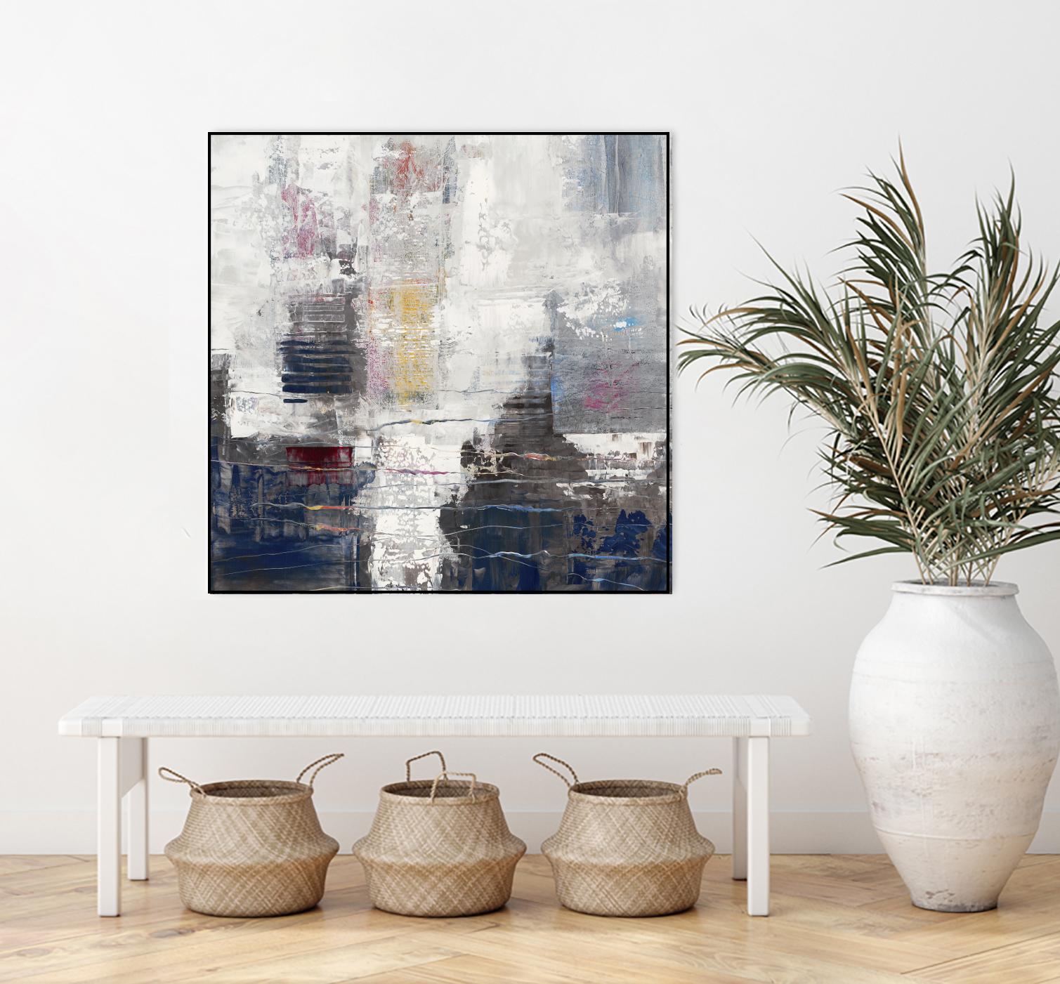 Approaching Shangri-La by John Burrows on GIANT ART - neutrals abstract