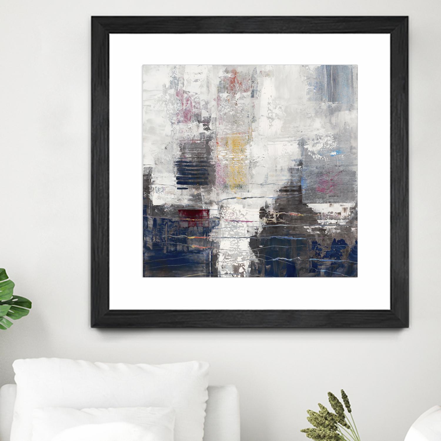 Approaching Shangri-La by John Burrows on GIANT ART - neutrals abstract