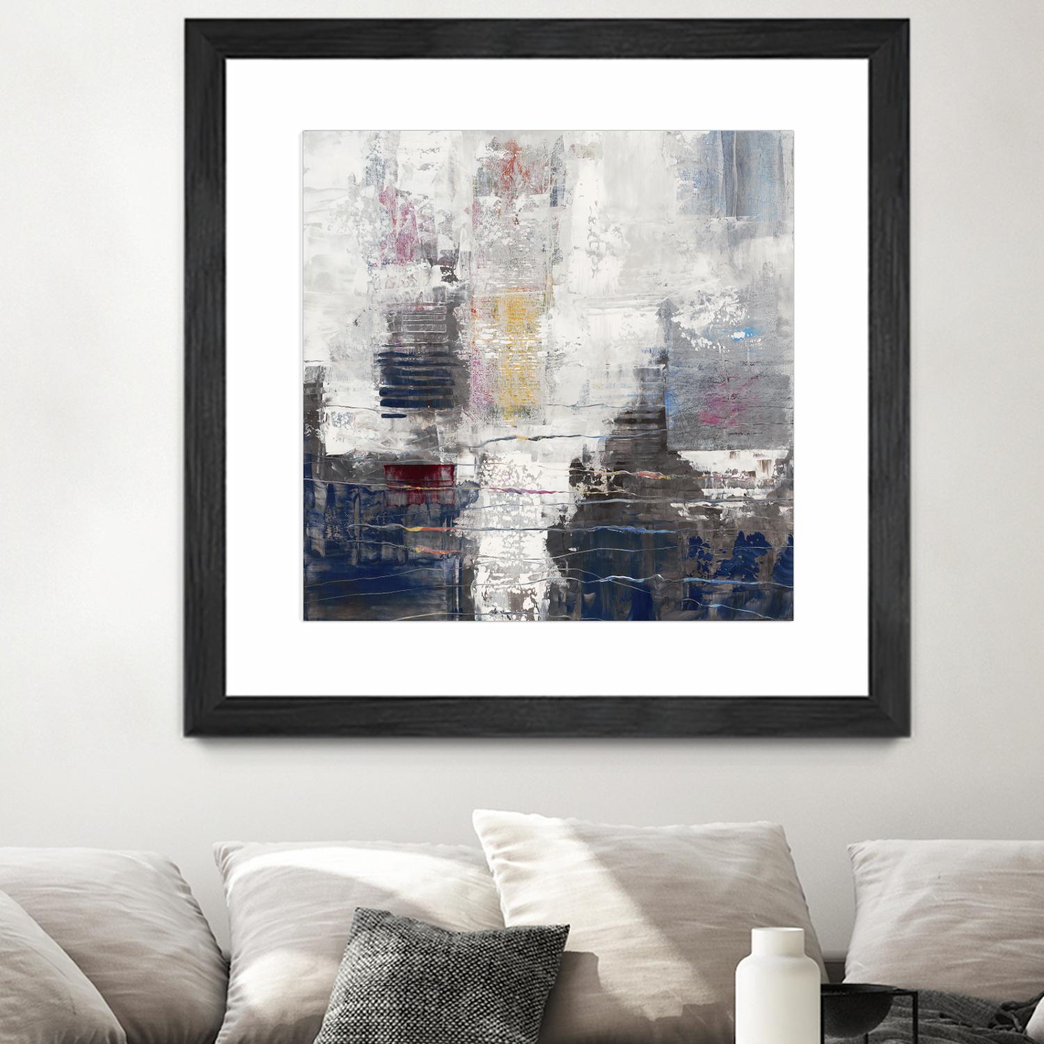 Approaching Shangri-La by John Burrows on GIANT ART - neutrals abstract