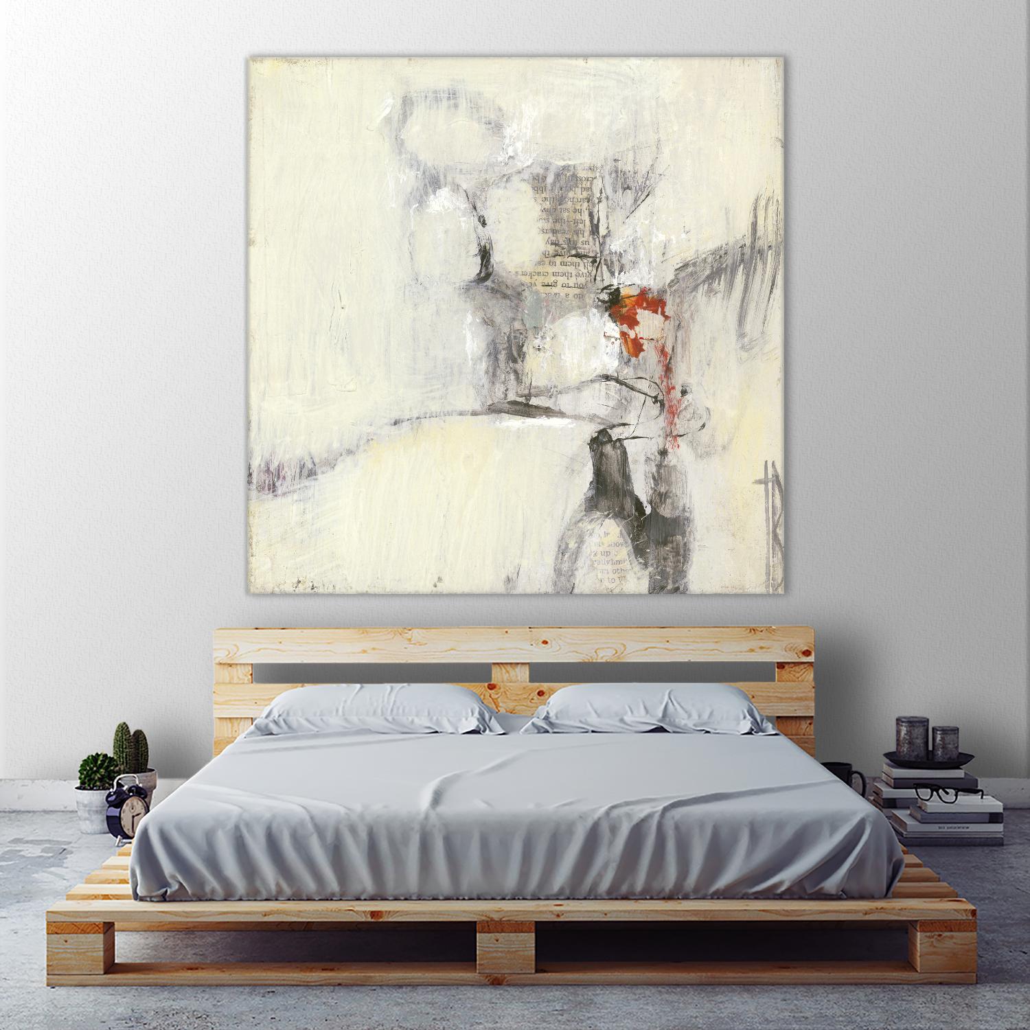 Short Stories I by Terri Burris on GIANT ART - whites & creams abstract