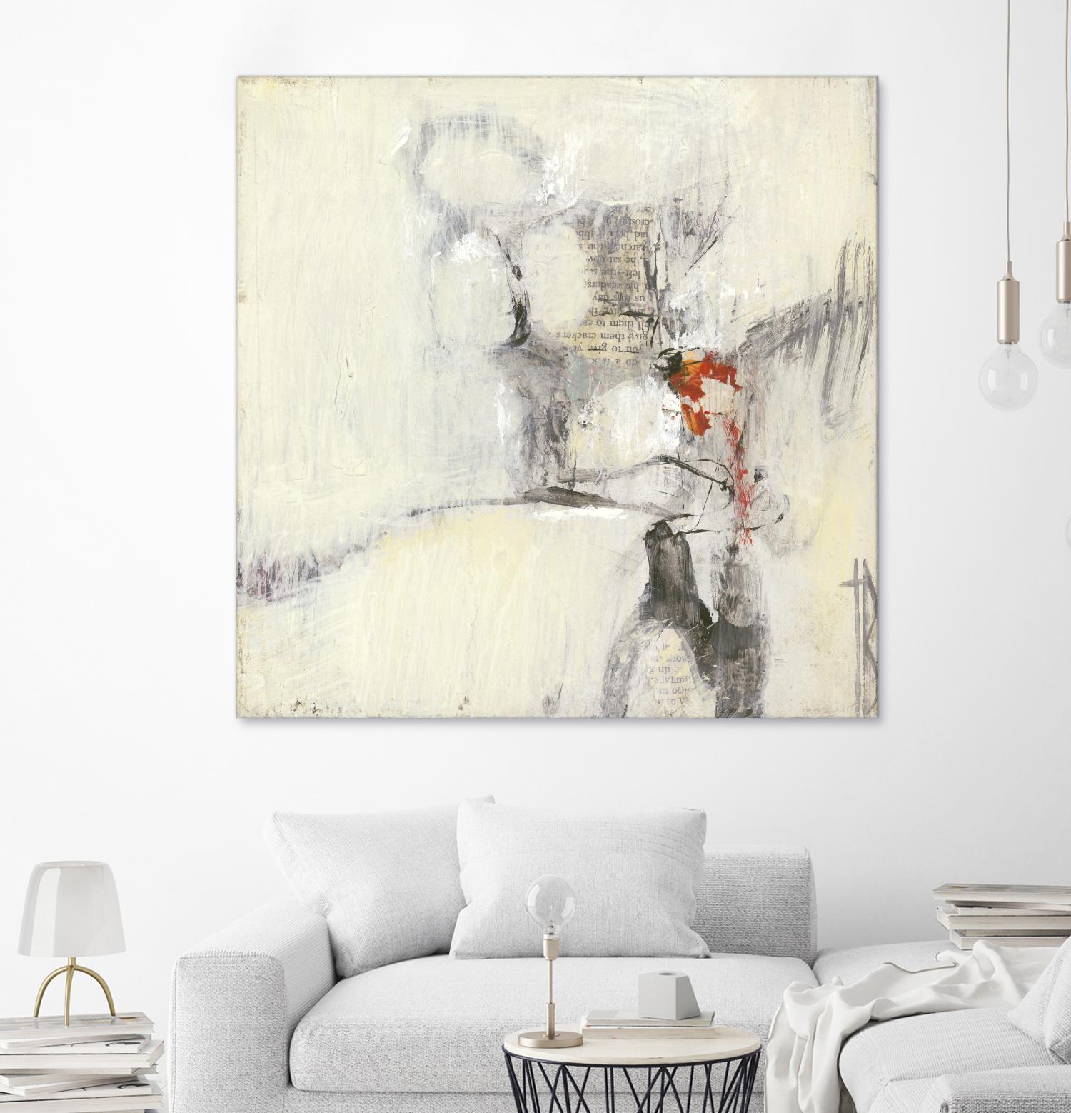 Short Stories I by Terri Burris on GIANT ART - whites & creams abstract