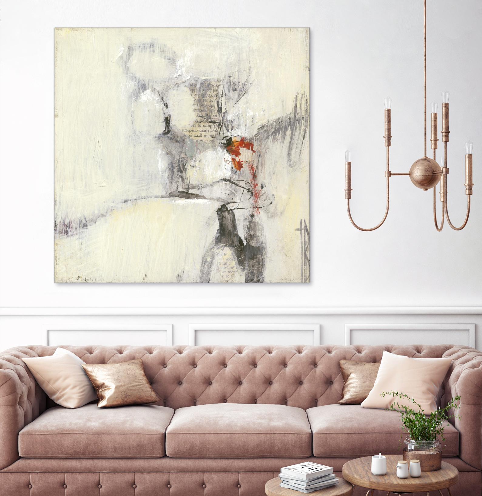 Short Stories I by Terri Burris on GIANT ART - whites & creams abstract