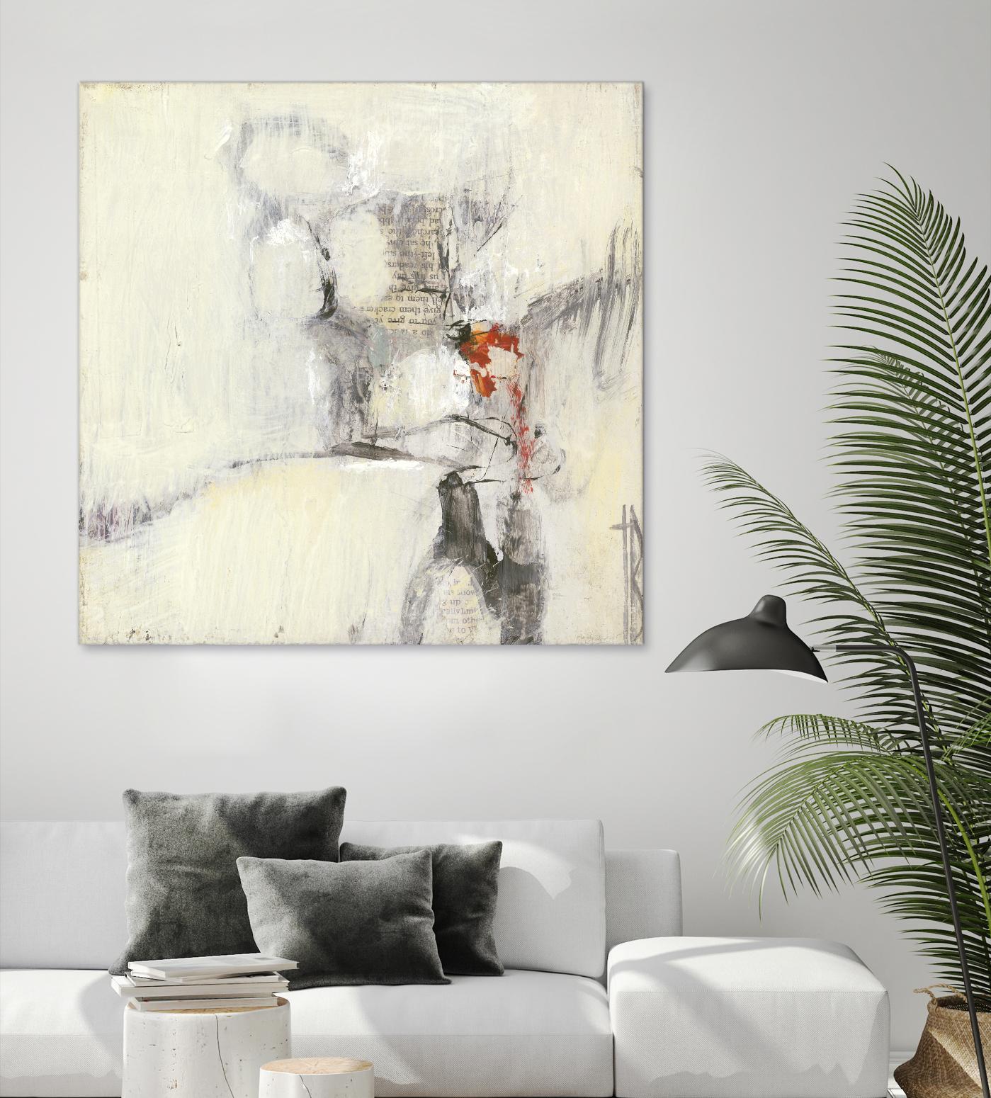 Short Stories I by Terri Burris on GIANT ART - whites & creams abstract