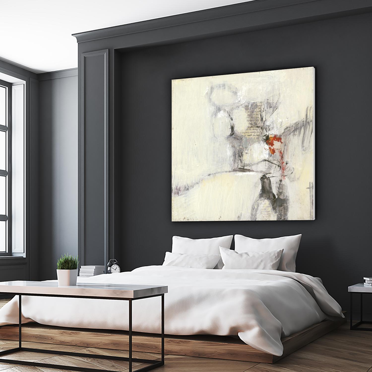 Short Stories I by Terri Burris on GIANT ART - whites & creams abstract