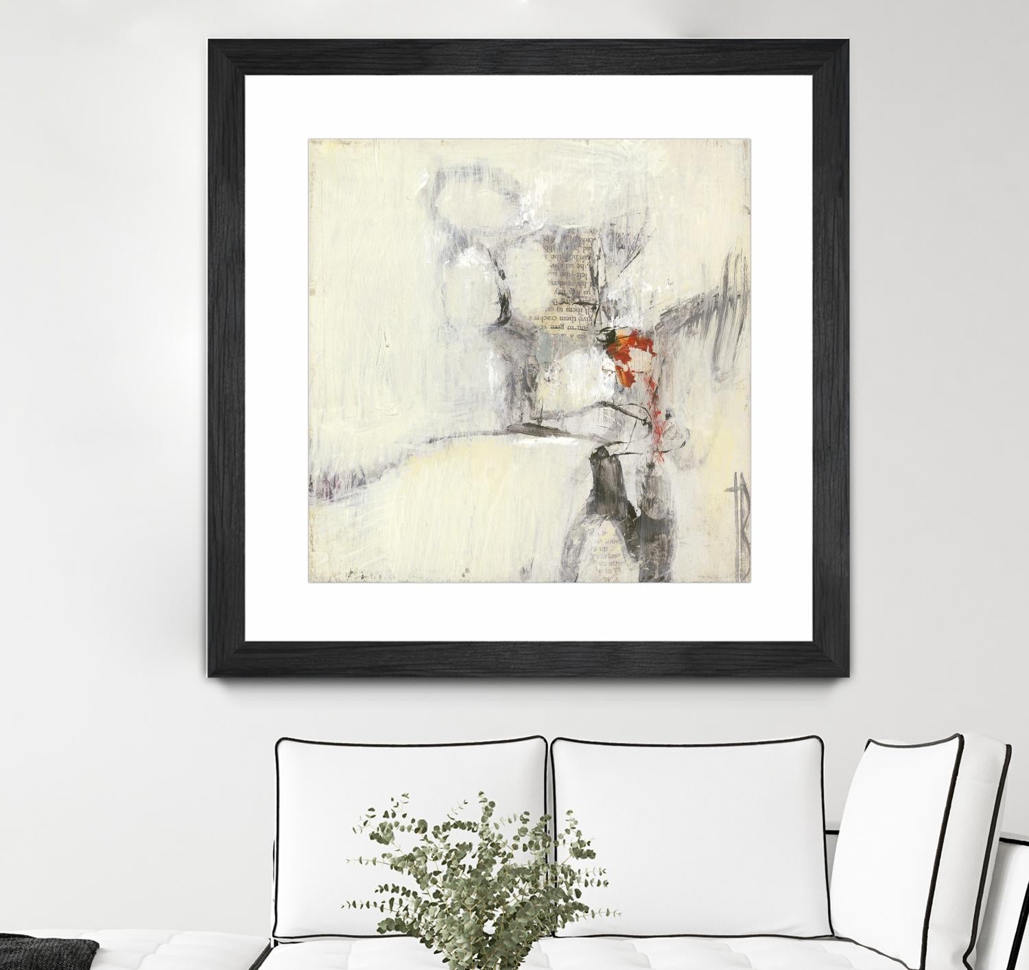 Short Stories I by Terri Burris on GIANT ART - whites & creams abstract