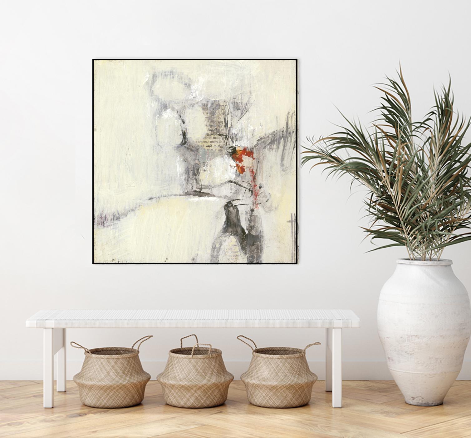 Short Stories I by Terri Burris on GIANT ART - whites & creams abstract