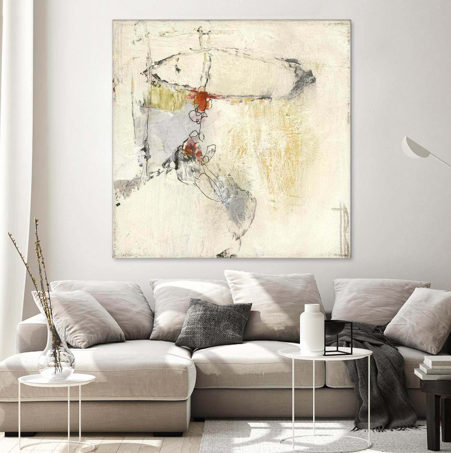 Short Stories II by Terri Burris on GIANT ART - whites & creams abstract