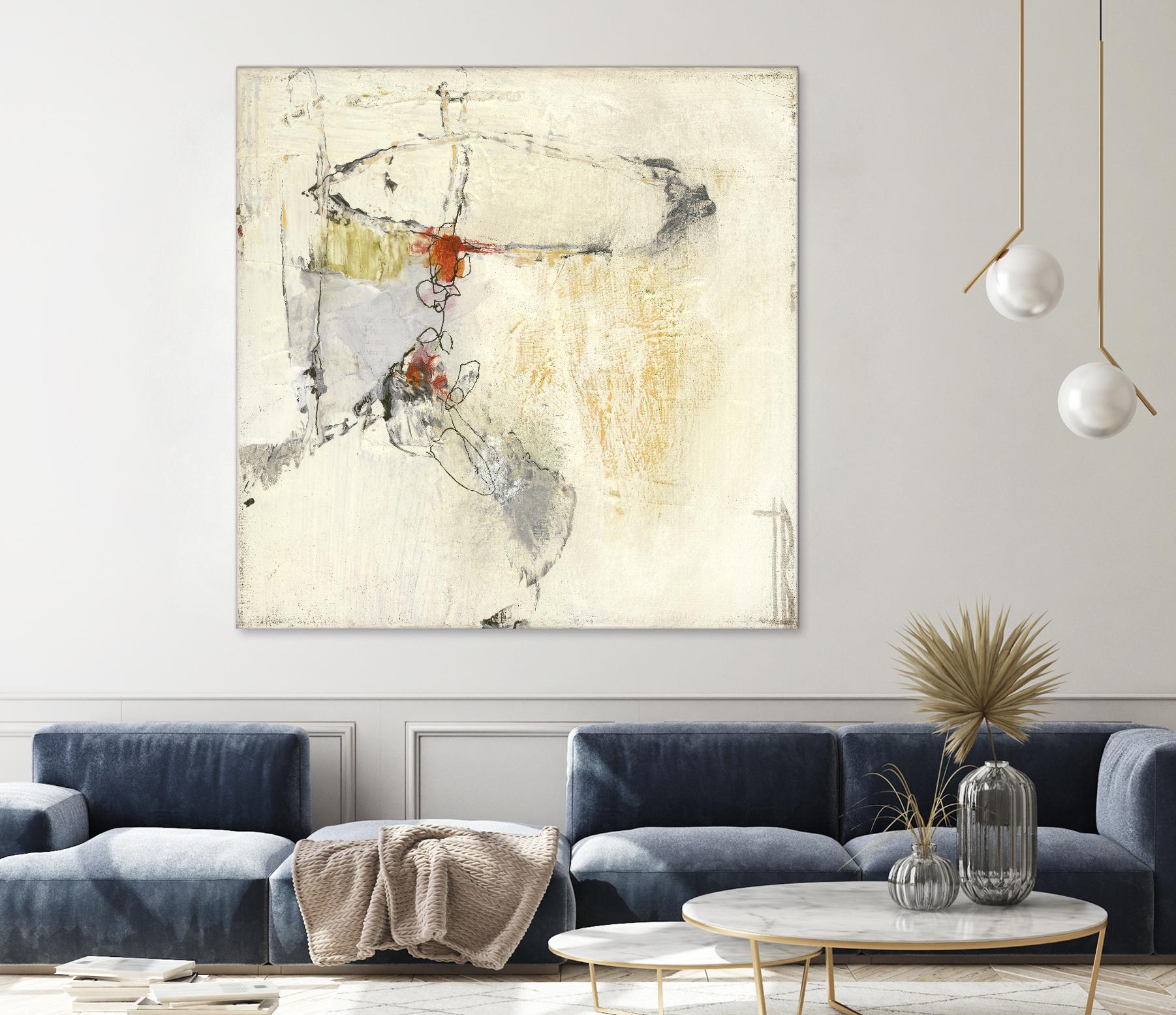 Short Stories II by Terri Burris on GIANT ART - whites & creams abstract