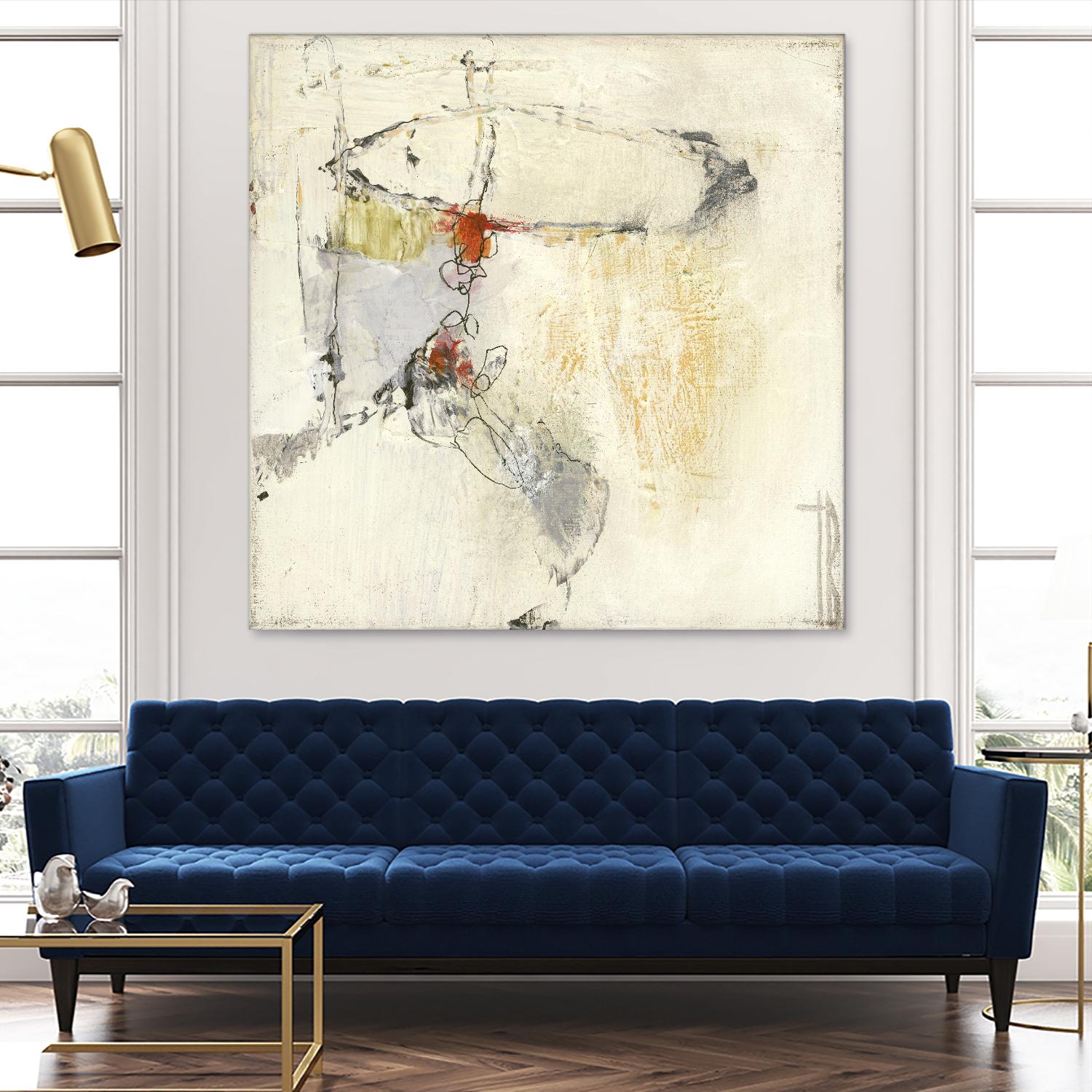 Short Stories II by Terri Burris on GIANT ART - whites & creams abstract