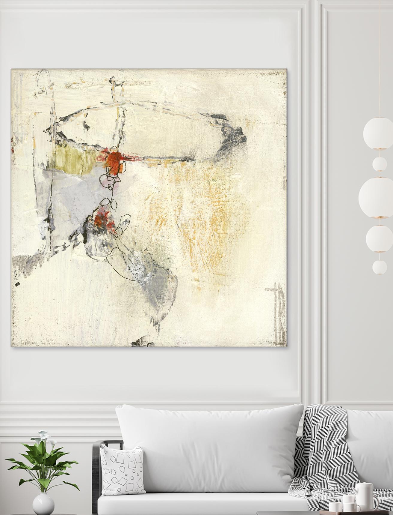 Short Stories II by Terri Burris on GIANT ART - whites & creams abstract