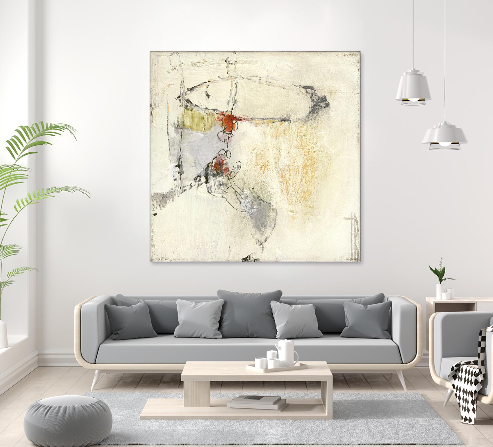 Short Stories II by Terri Burris on GIANT ART - whites & creams abstract