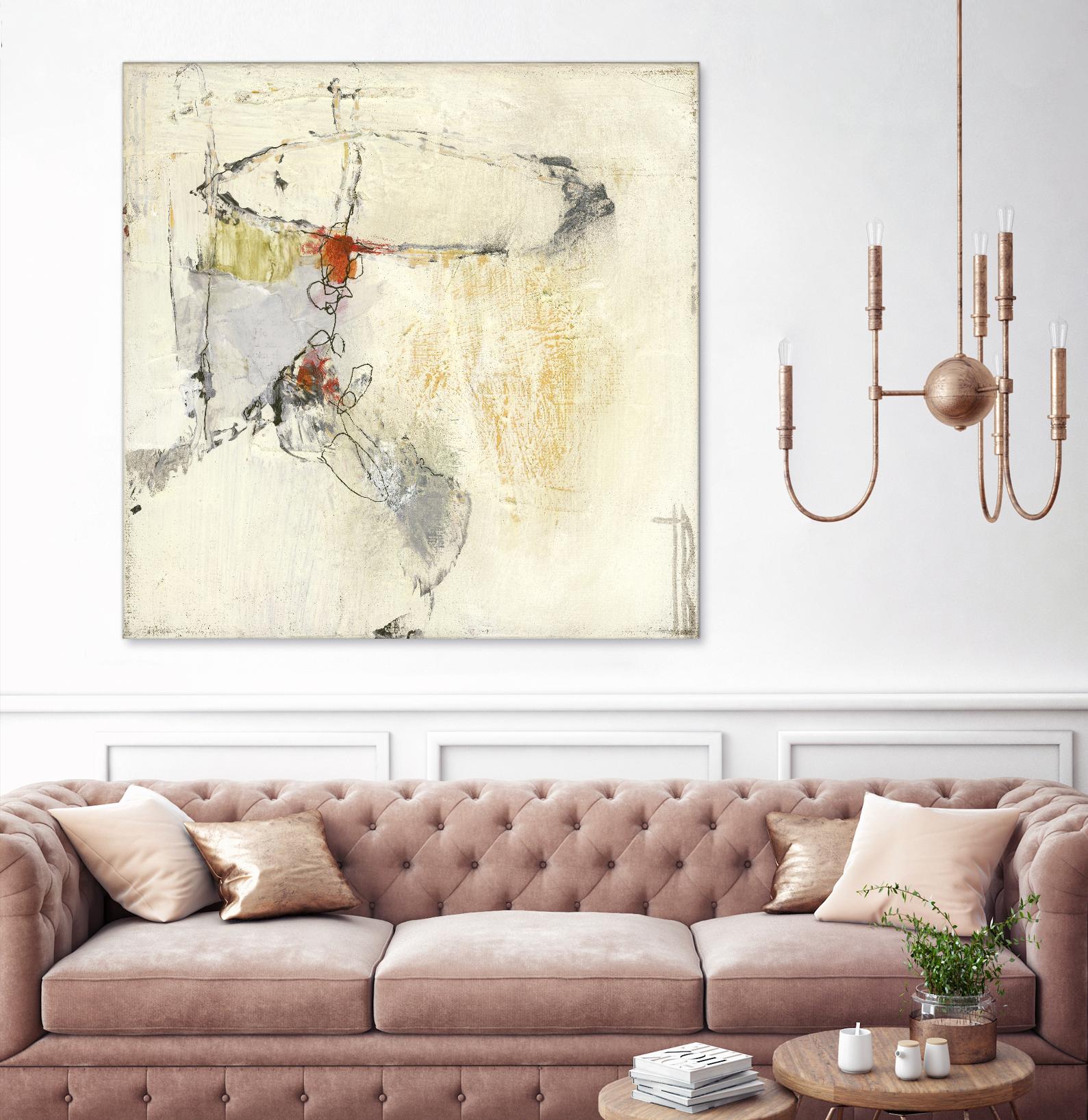 Short Stories II by Terri Burris on GIANT ART - whites & creams abstract