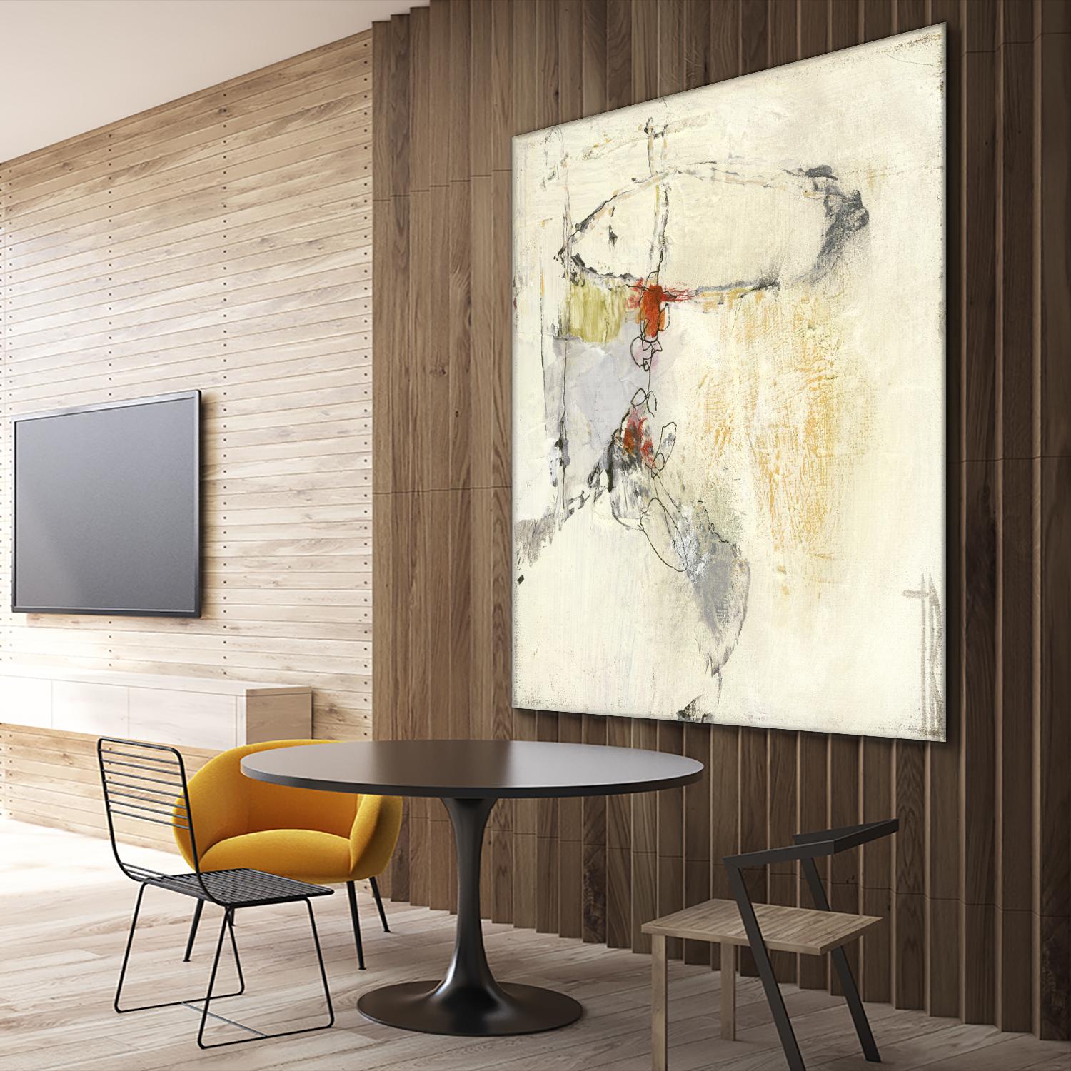 Short Stories II by Terri Burris on GIANT ART - whites & creams abstract