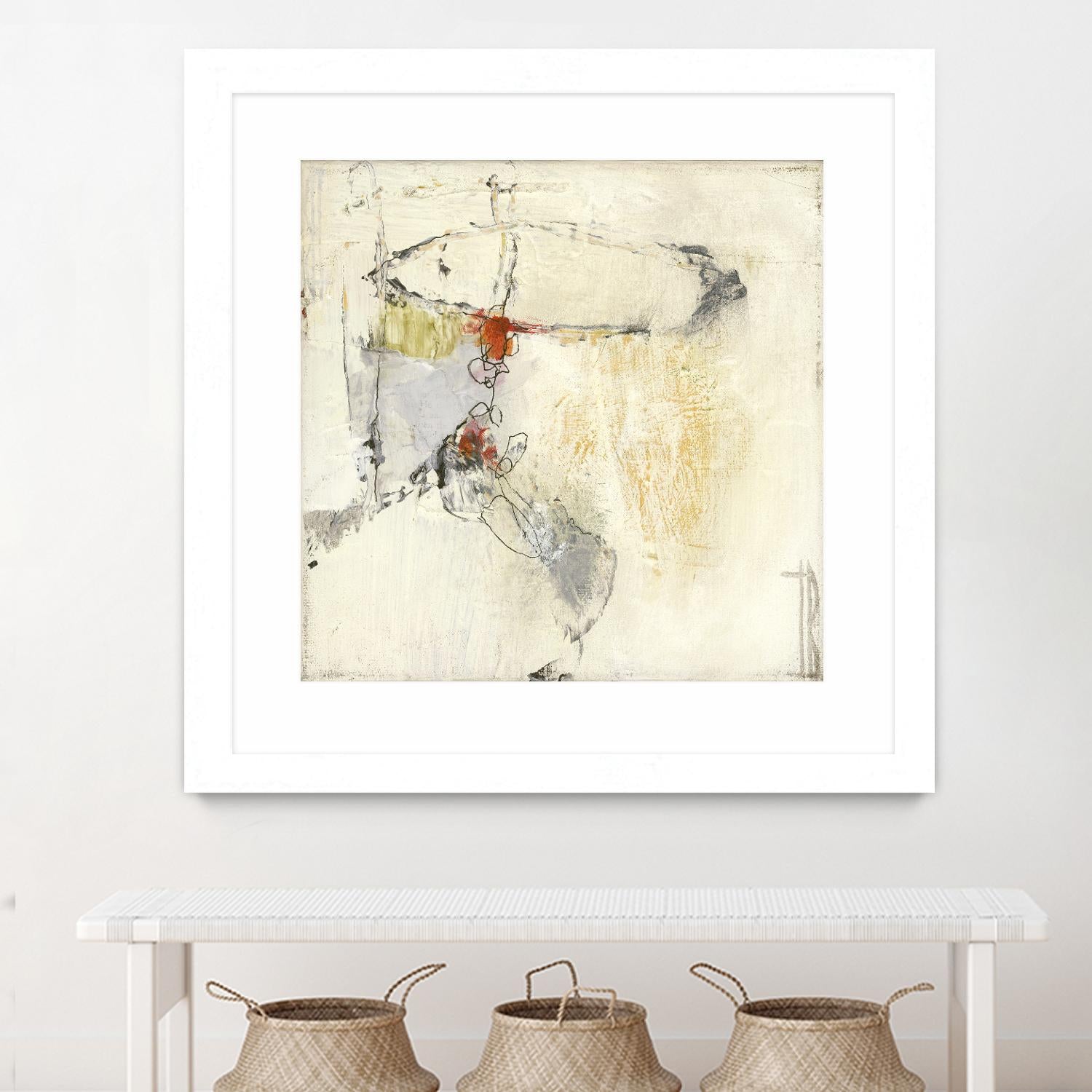 Short Stories II by Terri Burris on GIANT ART - whites & creams abstract