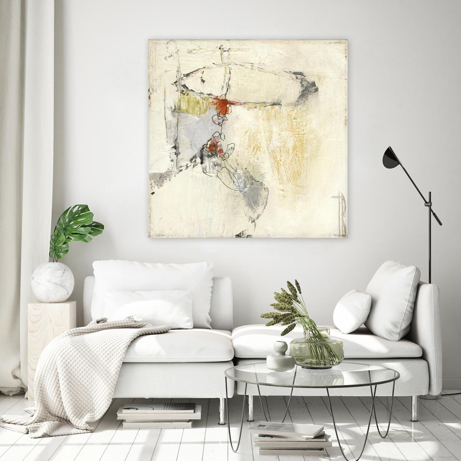 Short Stories II by Terri Burris on GIANT ART - whites & creams abstract