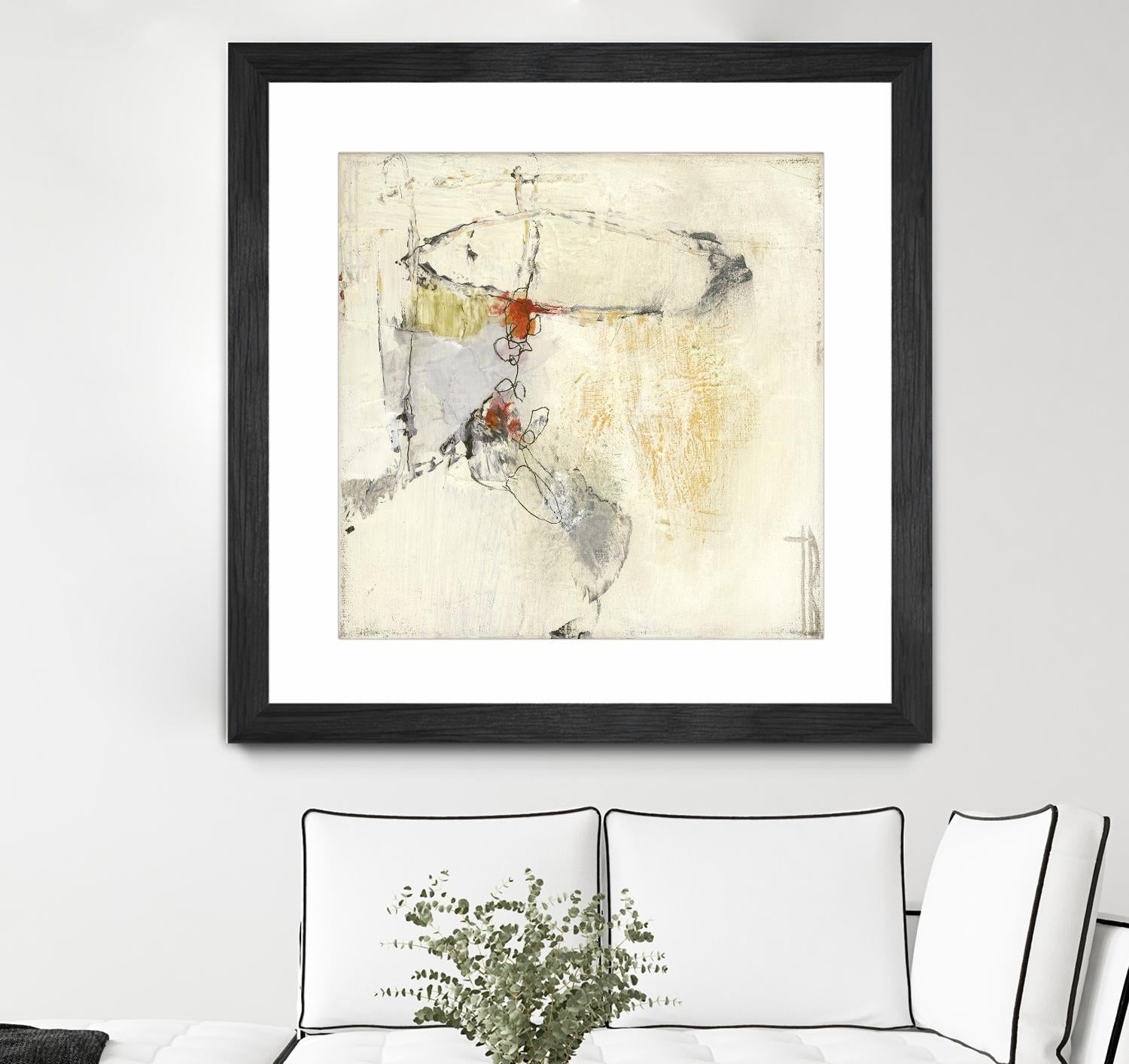 Short Stories II by Terri Burris on GIANT ART - whites & creams abstract