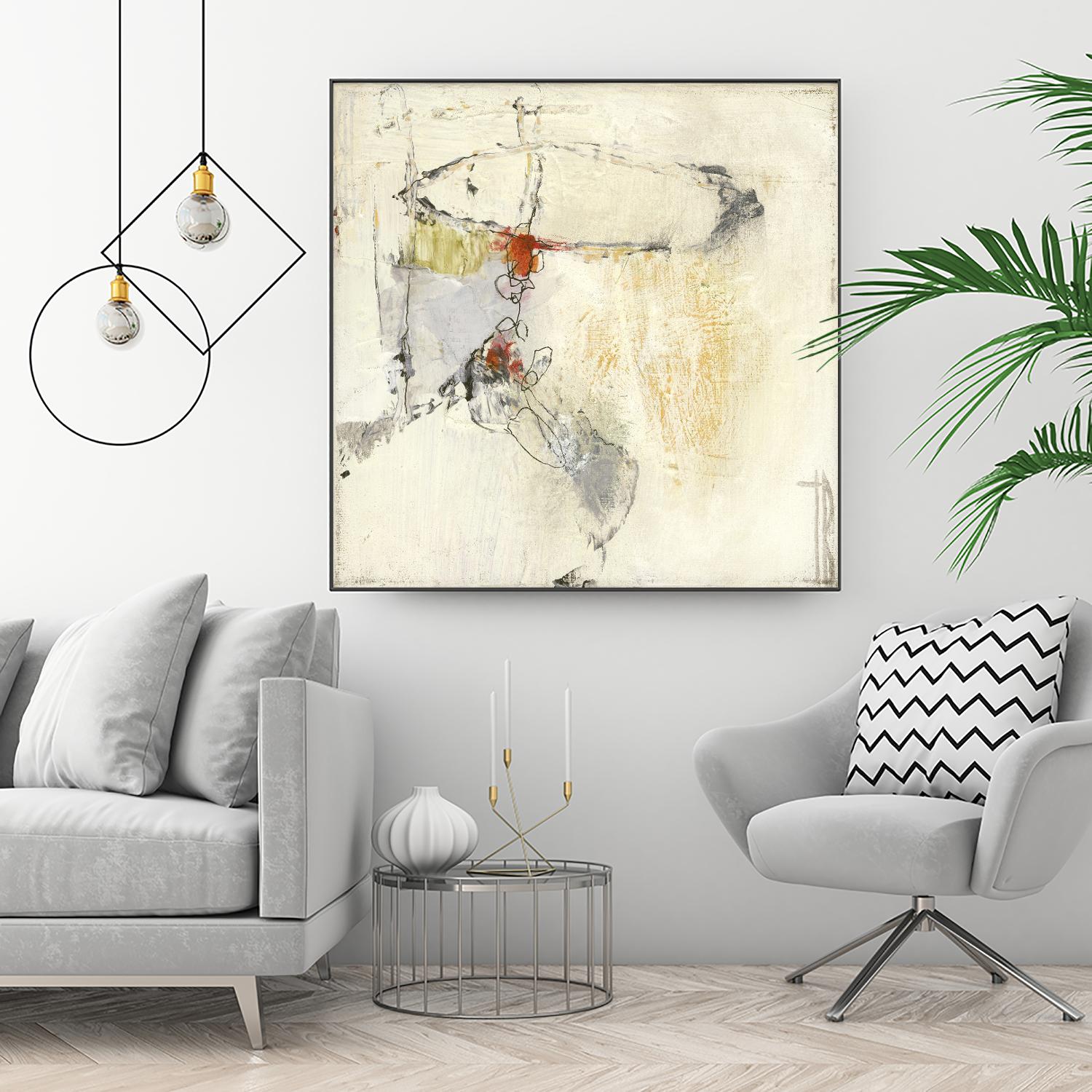 Short Stories II by Terri Burris on GIANT ART - whites & creams abstract