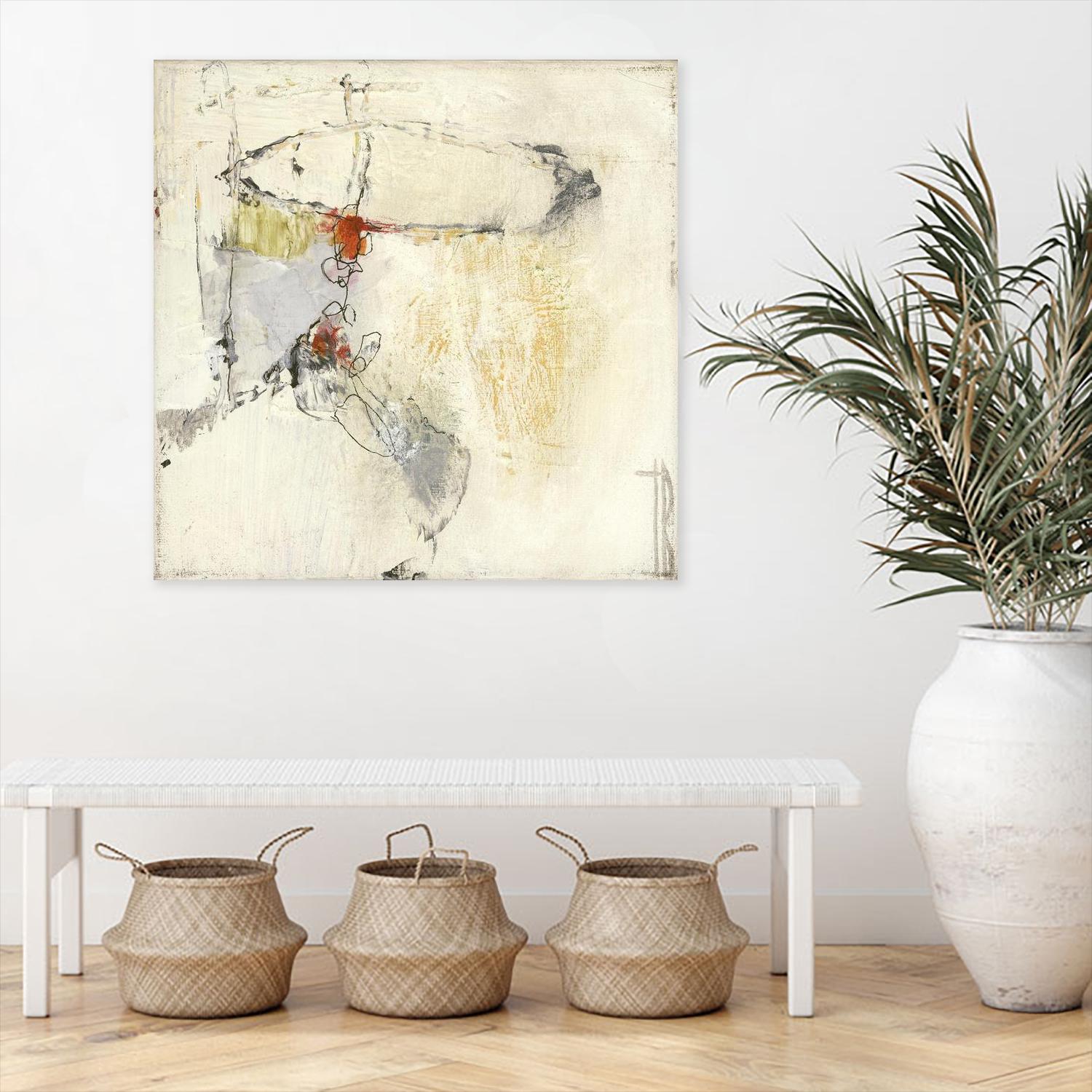 Short Stories II by Terri Burris on GIANT ART - whites & creams abstract