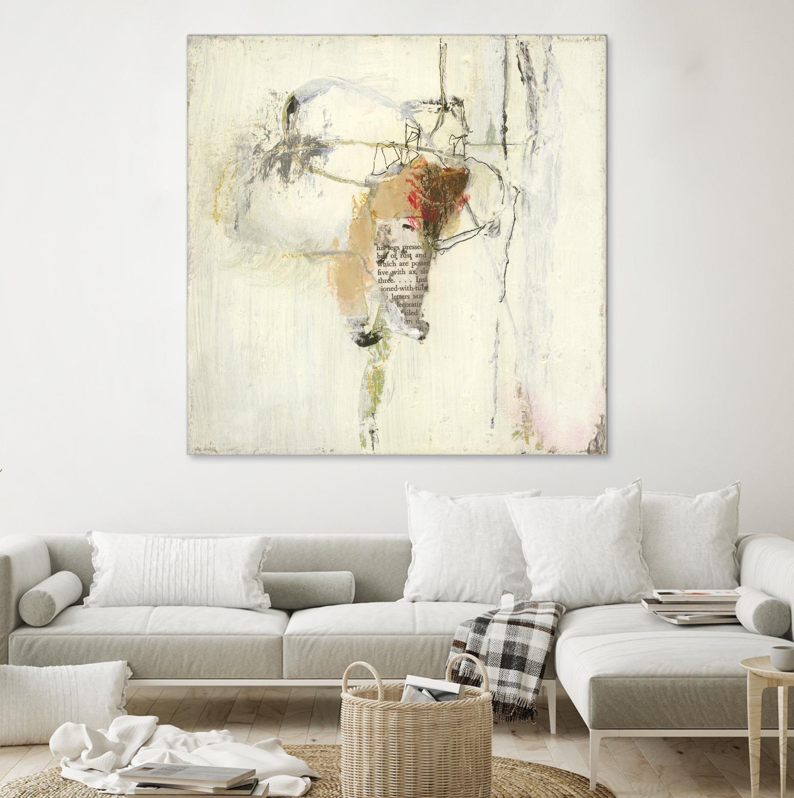 Short Stories III by Terri Burris on GIANT ART - whites & creams abstract