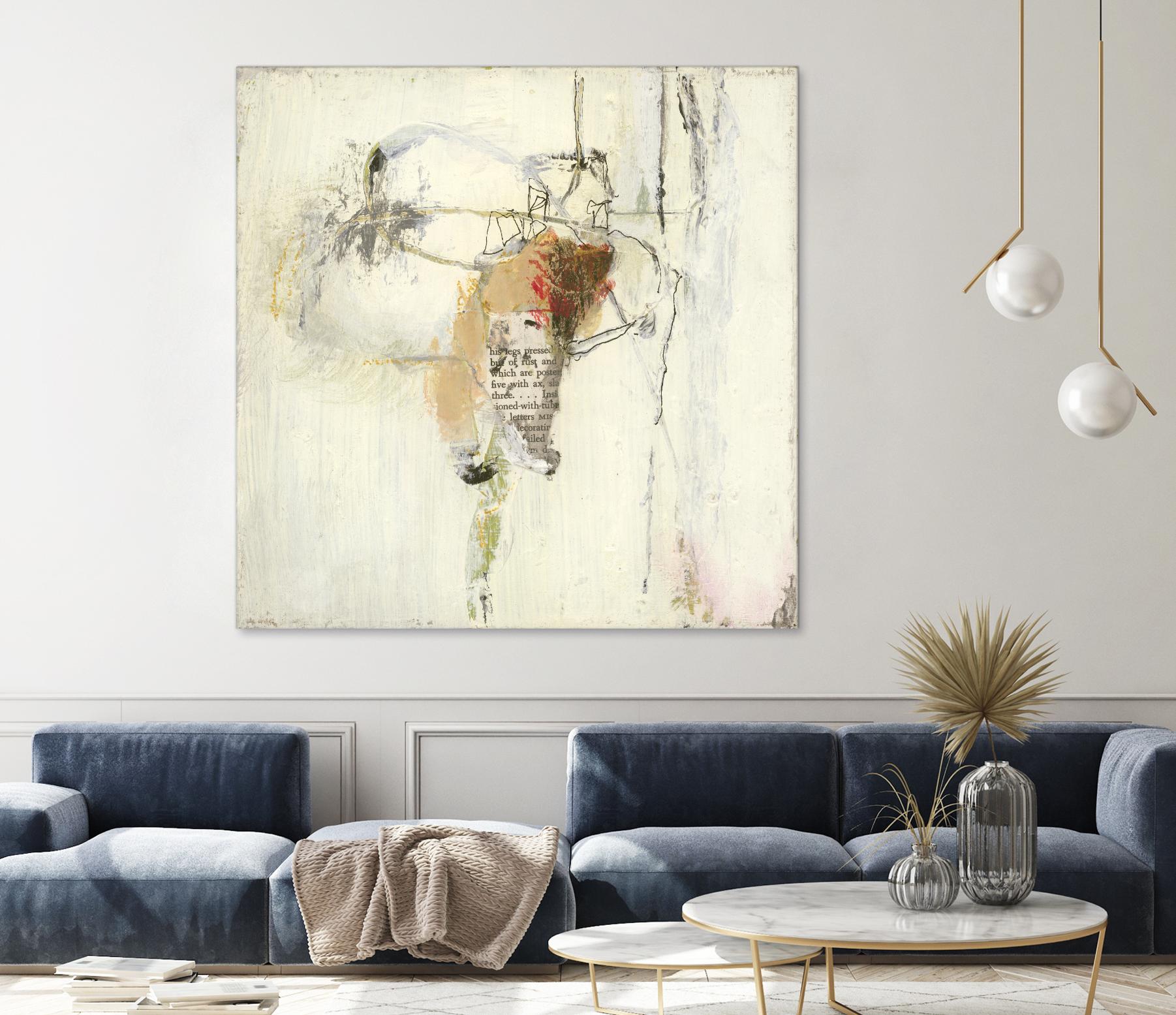 Short Stories III by Terri Burris on GIANT ART - whites & creams abstract