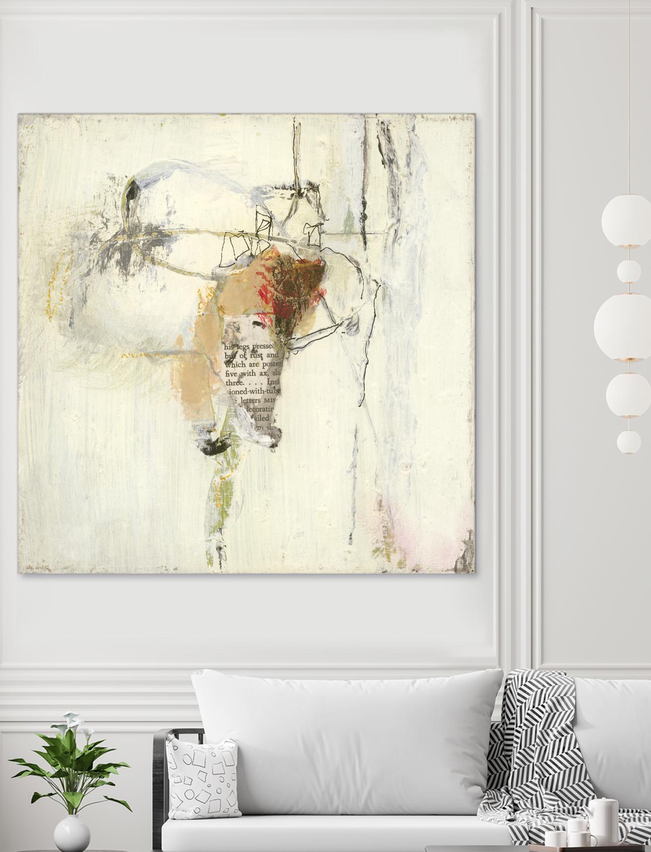 Short Stories III by Terri Burris on GIANT ART - whites & creams abstract