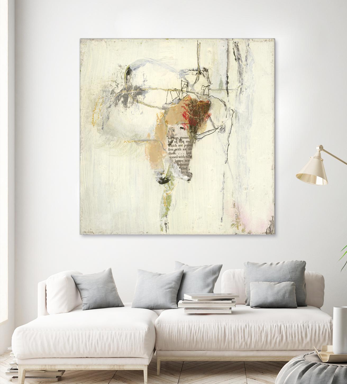 Short Stories III by Terri Burris on GIANT ART - whites & creams abstract