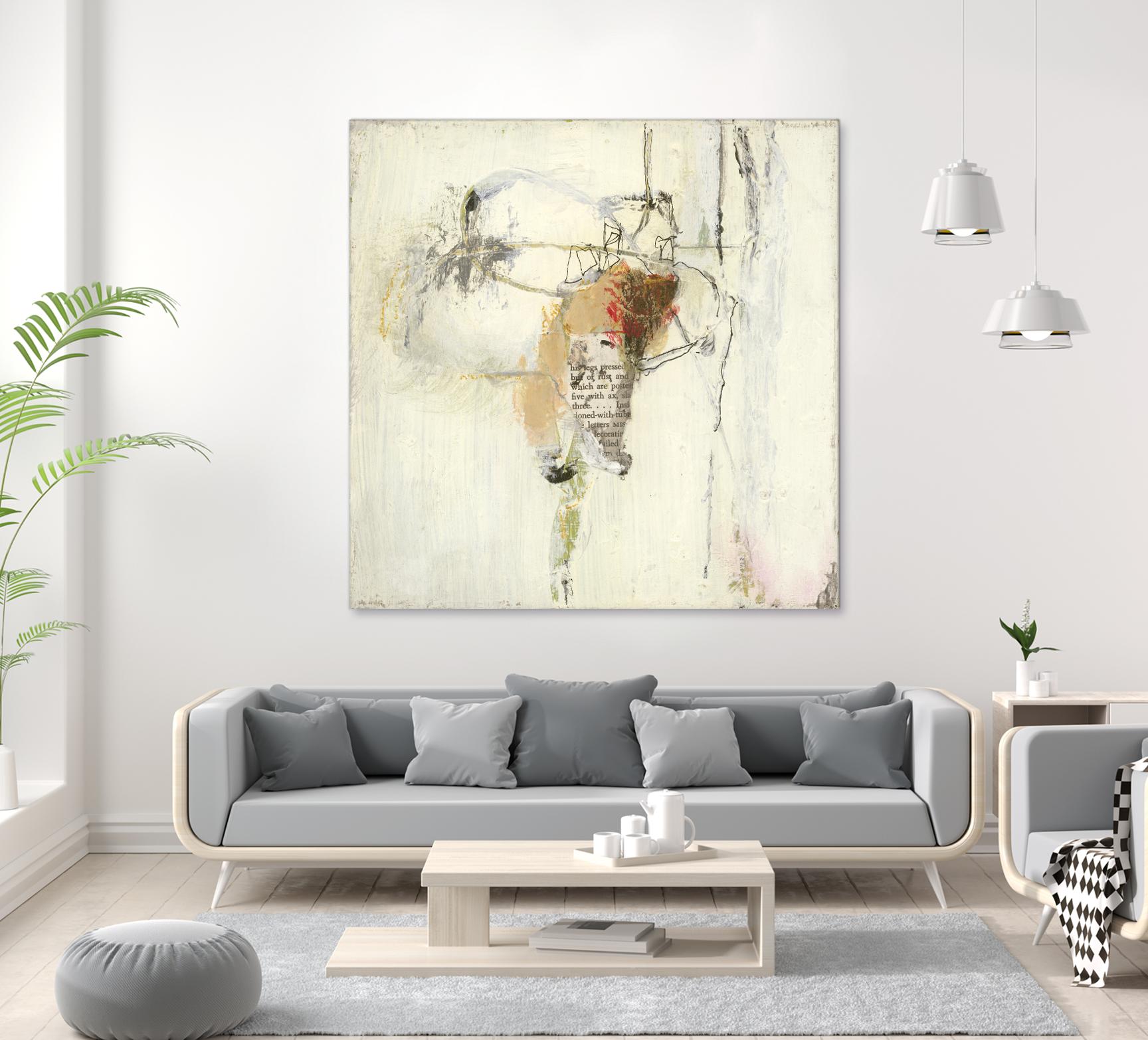 Short Stories III by Terri Burris on GIANT ART - whites & creams abstract