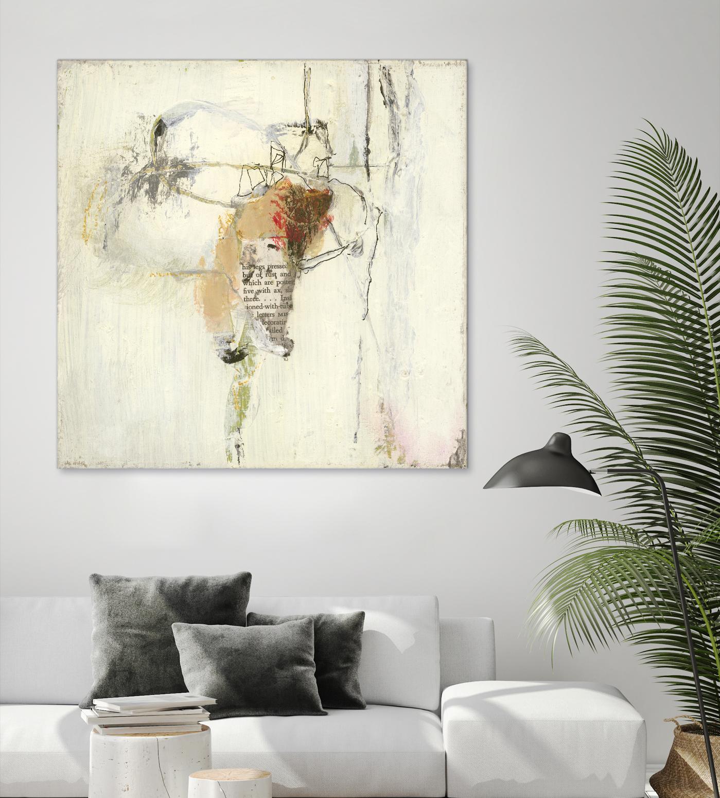 Short Stories III by Terri Burris on GIANT ART - whites & creams abstract