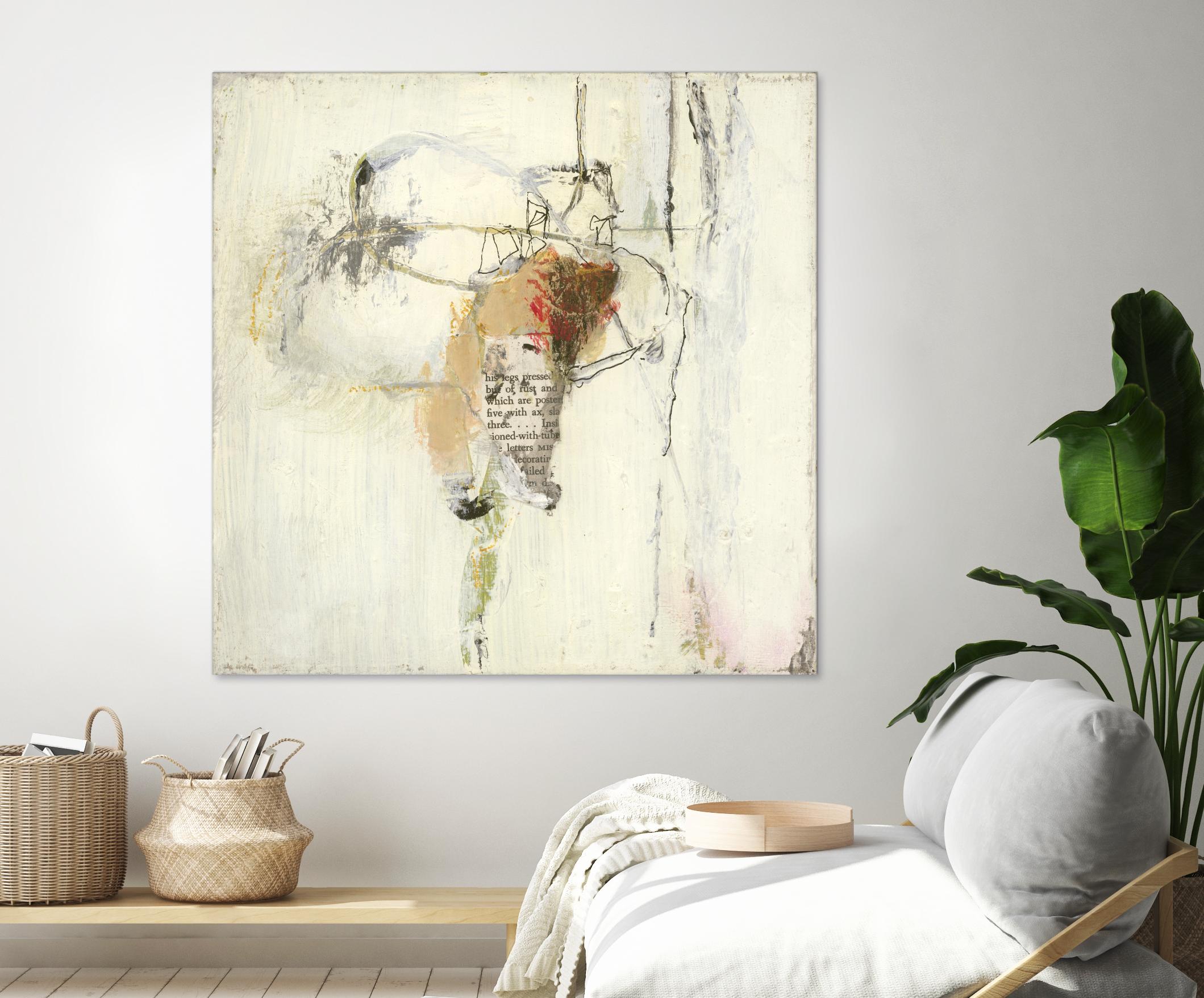 Short Stories III by Terri Burris on GIANT ART - whites & creams abstract