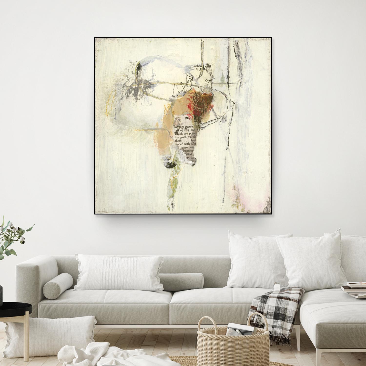 Short Stories III by Terri Burris on GIANT ART - whites & creams abstract