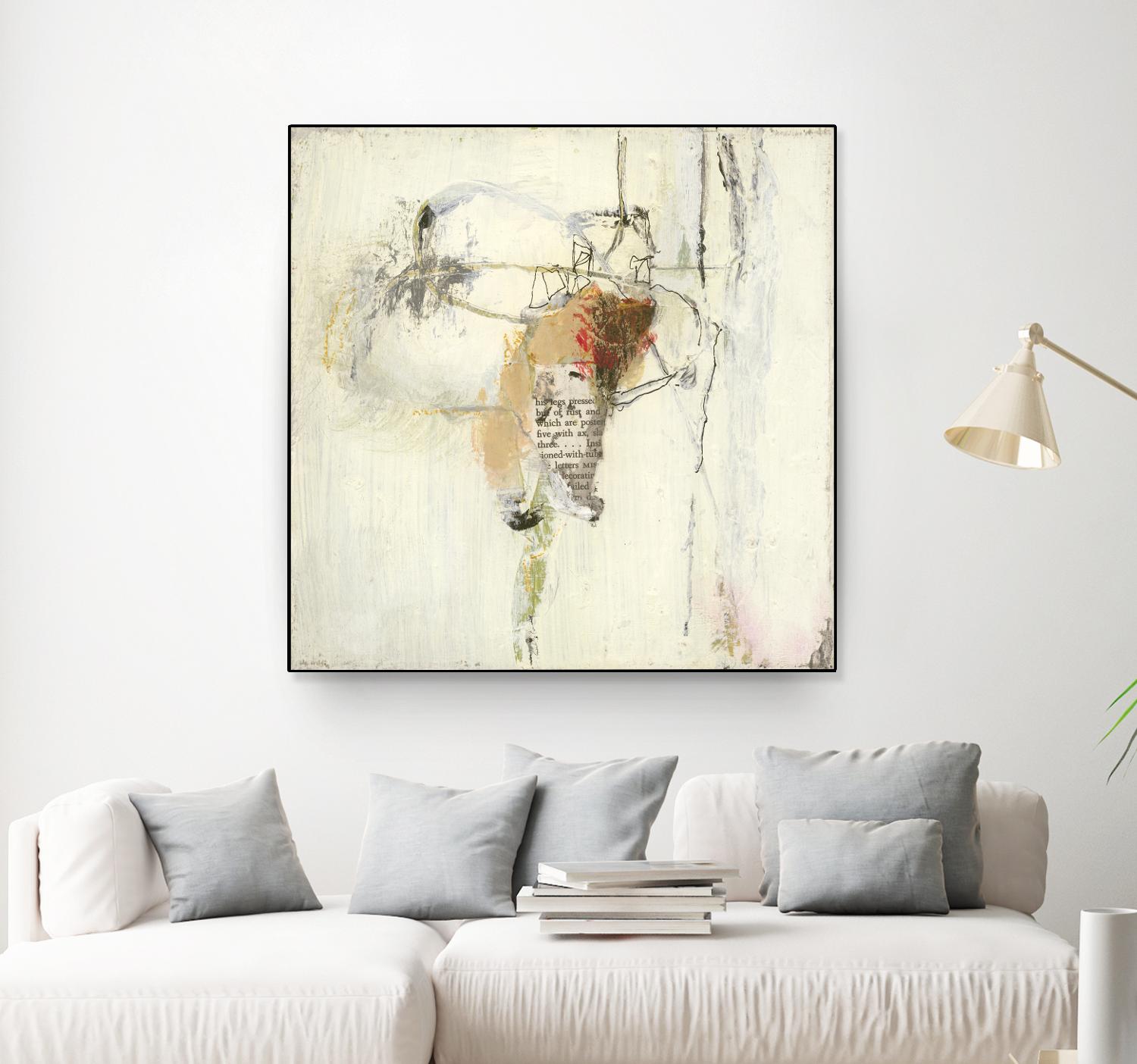 Short Stories III by Terri Burris on GIANT ART - whites & creams abstract