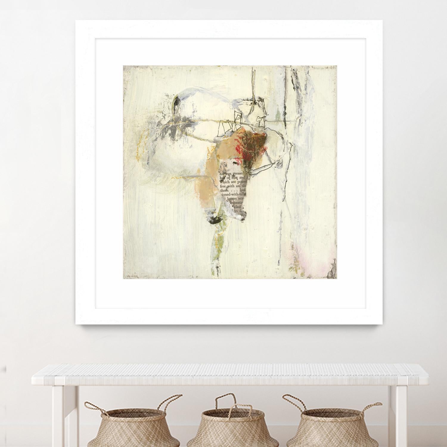 Short Stories III by Terri Burris on GIANT ART - whites & creams abstract