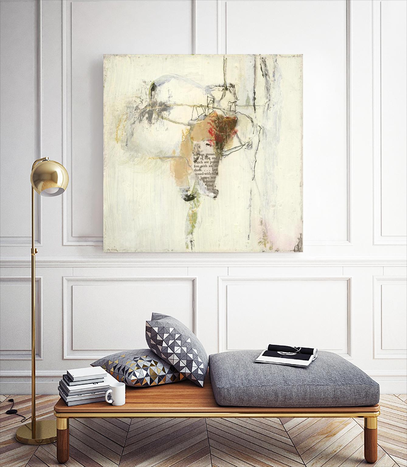 Short Stories III by Terri Burris on GIANT ART - whites & creams abstract