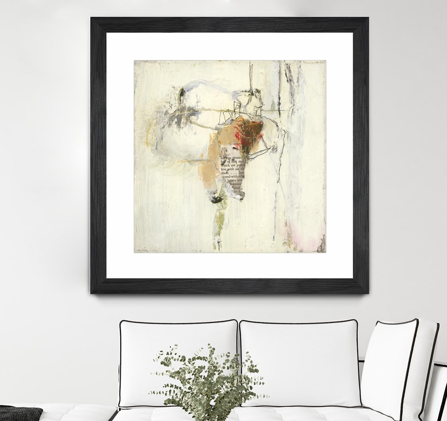 Short Stories III by Terri Burris on GIANT ART - whites & creams abstract