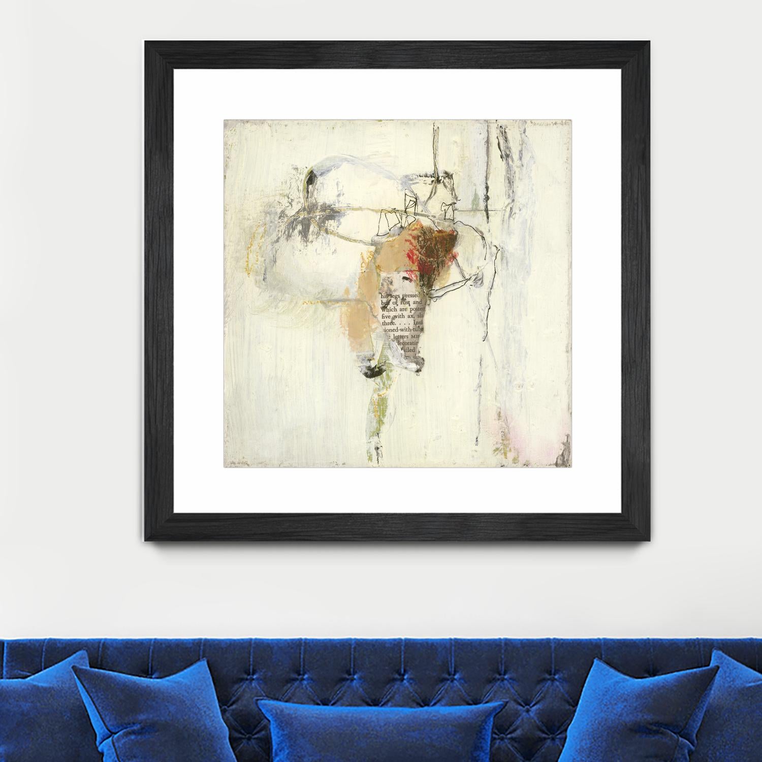 Short Stories III by Terri Burris on GIANT ART - whites & creams abstract