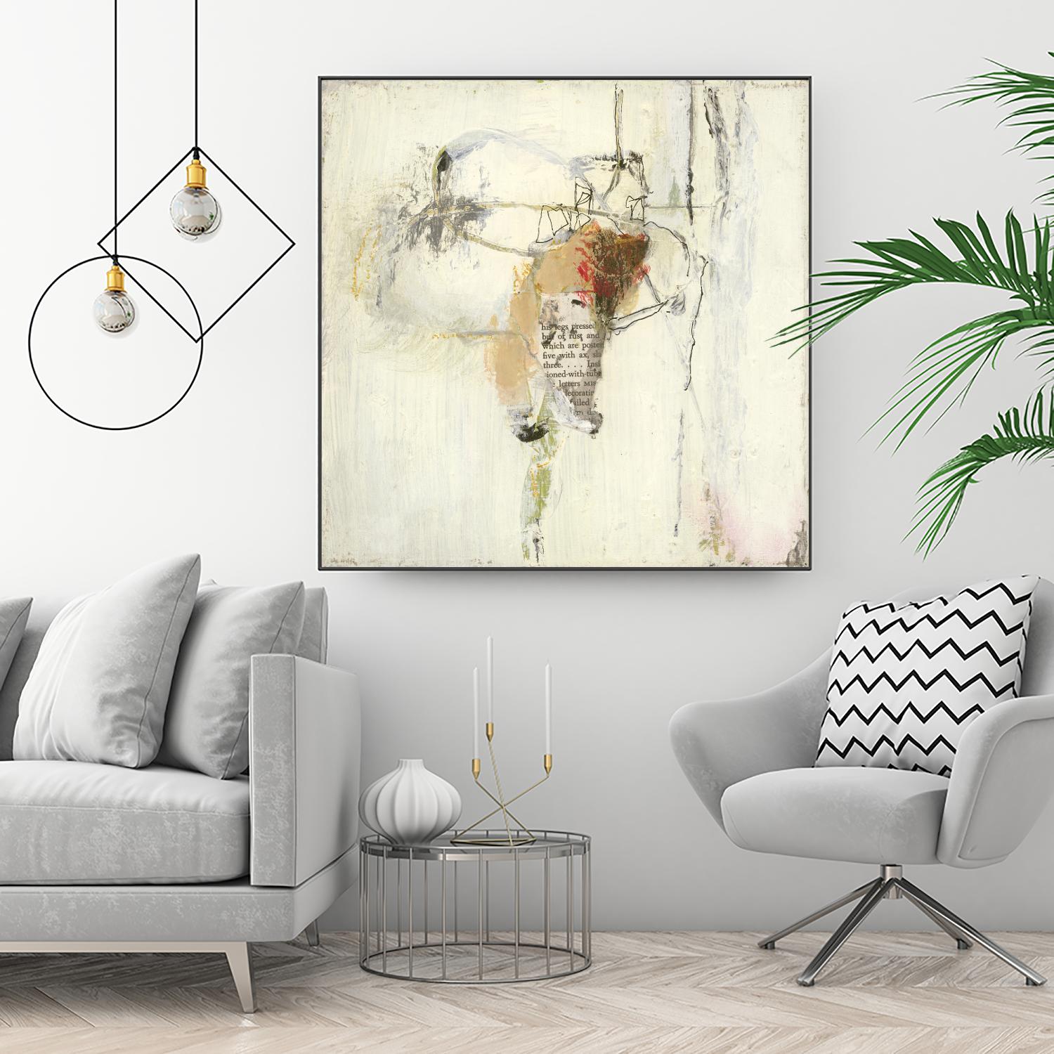 Short Stories III by Terri Burris on GIANT ART - whites & creams abstract