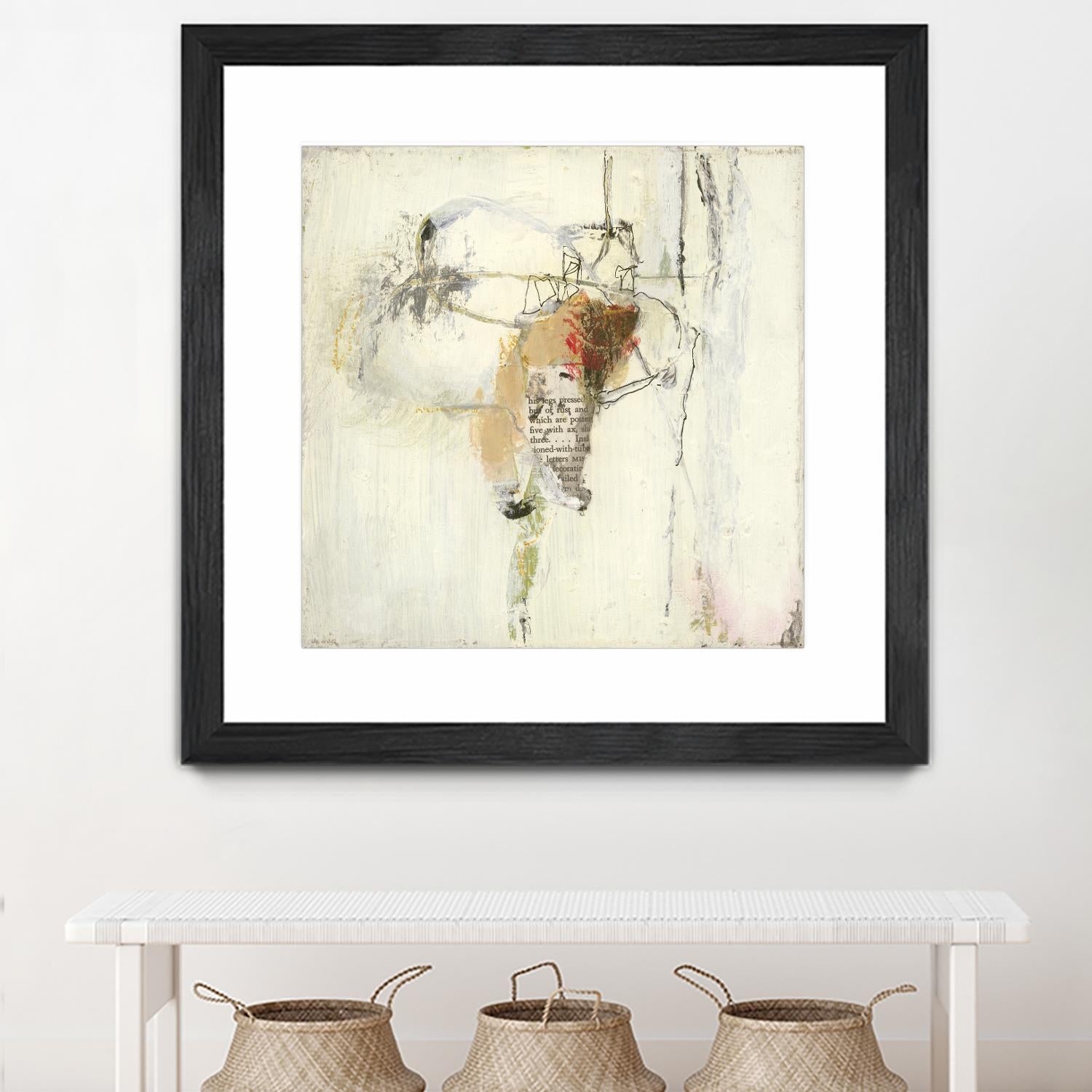 Short Stories III by Terri Burris on GIANT ART - whites & creams abstract