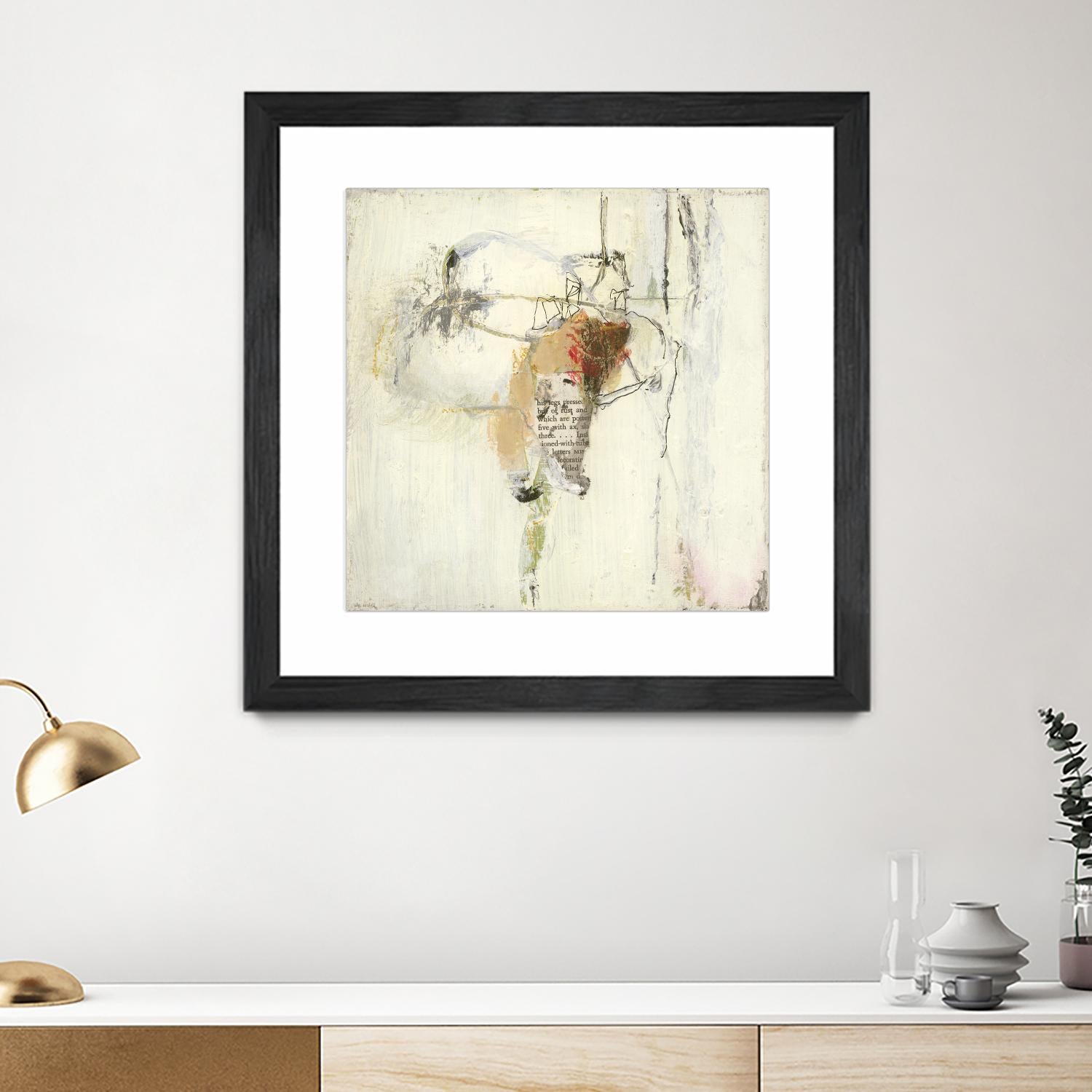 Short Stories III by Terri Burris on GIANT ART - whites & creams abstract