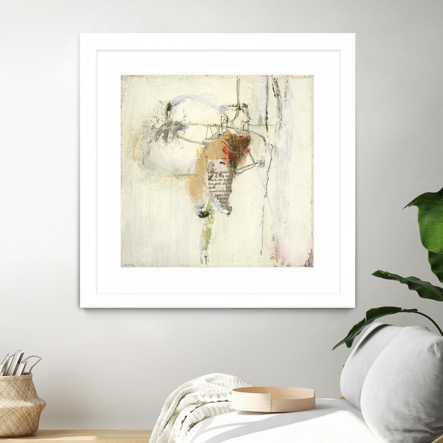 Short Stories III by Terri Burris on GIANT ART - whites & creams abstract