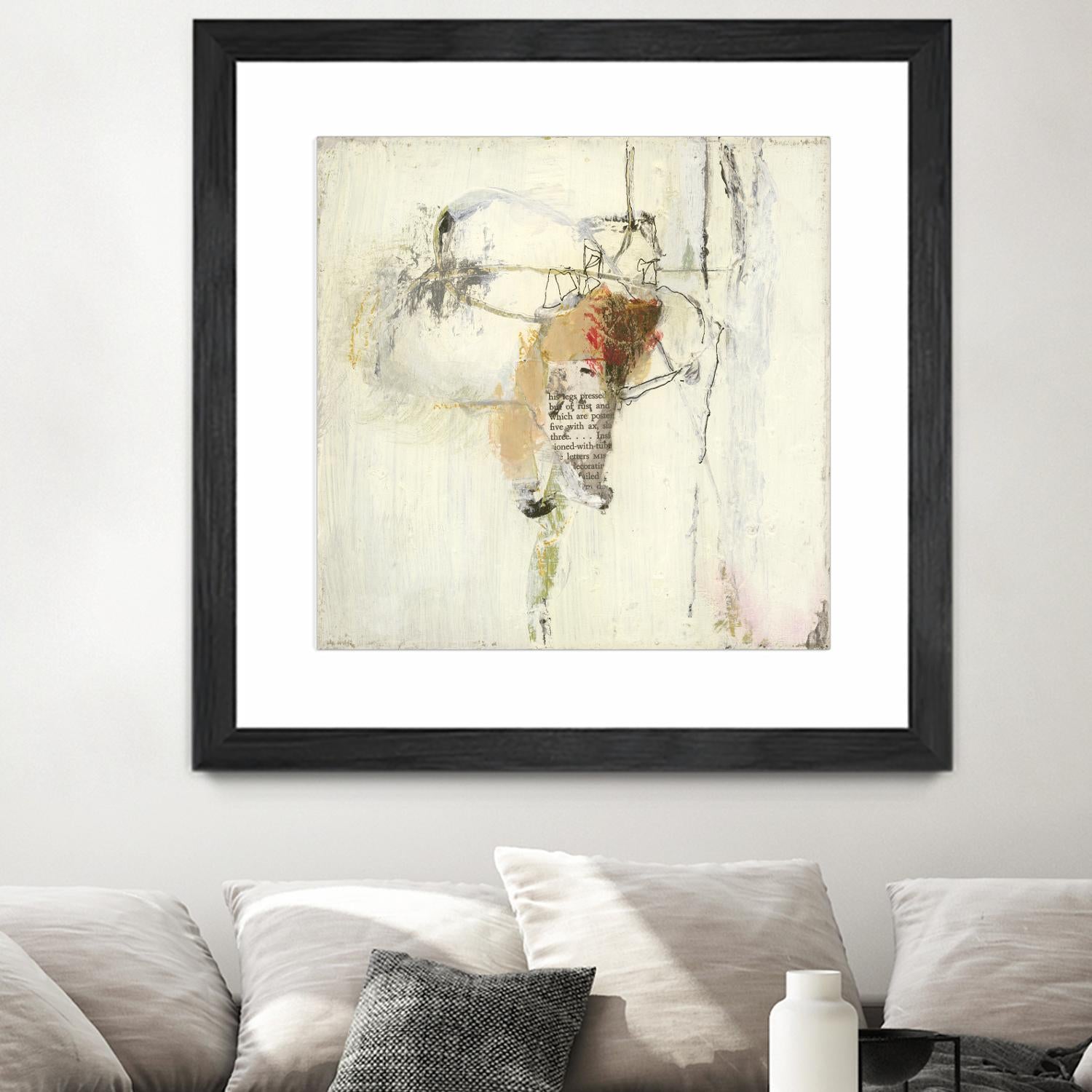 Short Stories III by Terri Burris on GIANT ART - whites & creams abstract