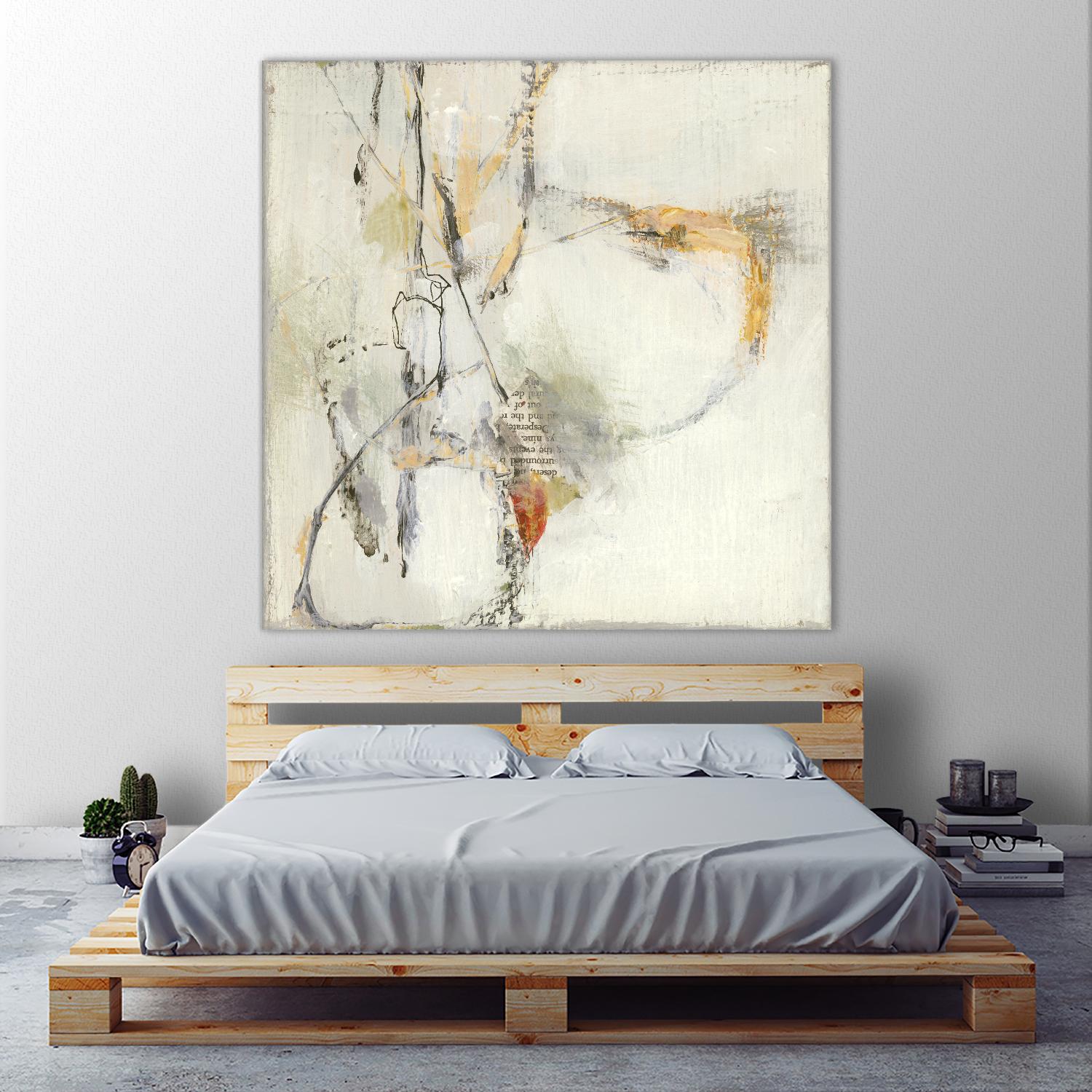 Short Stories IV by Terri Burris on GIANT ART - whites & creams abstract