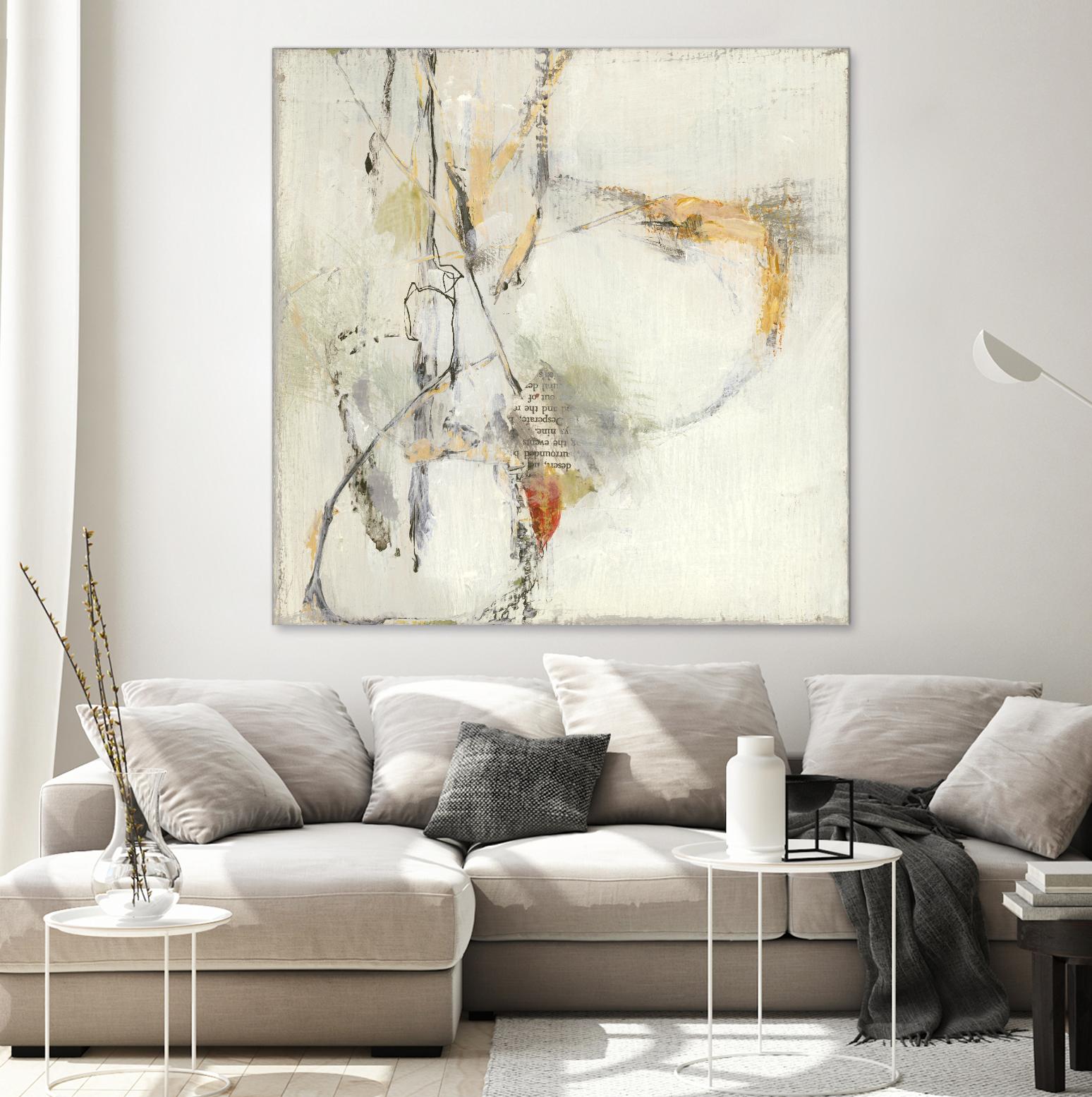 Short Stories IV by Terri Burris on GIANT ART - whites & creams abstract