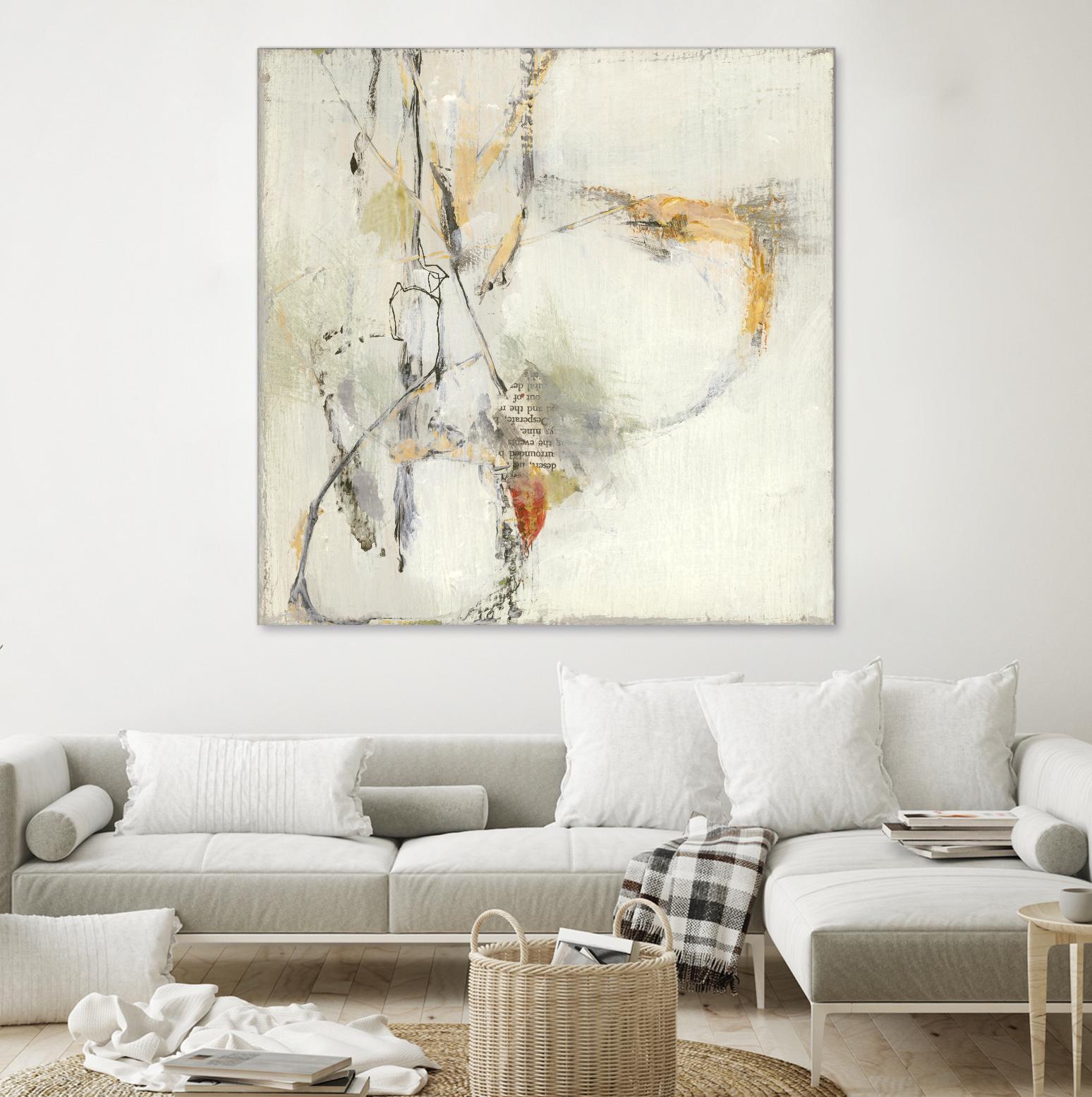 Short Stories IV by Terri Burris on GIANT ART - whites & creams abstract